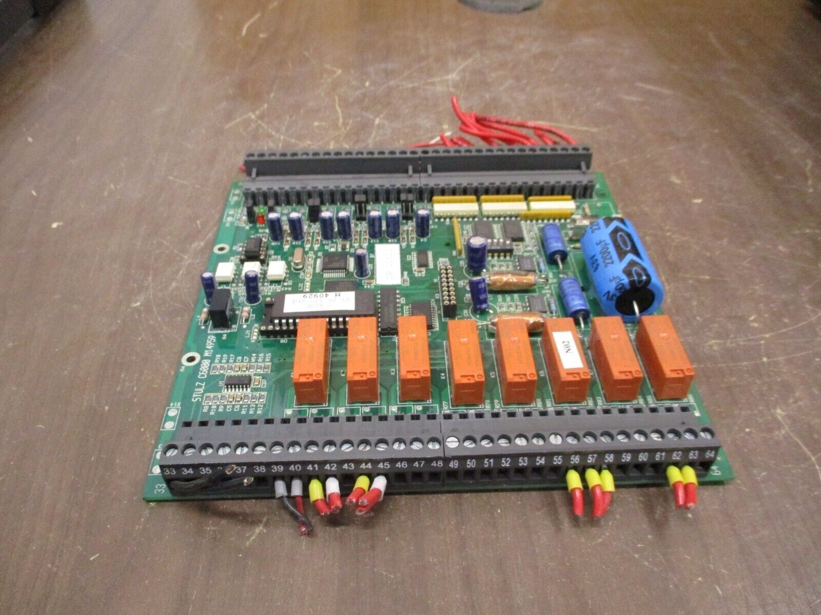 Stulz C6000 I/O Board M14959 *Missing (1) Terminal Screw* Used