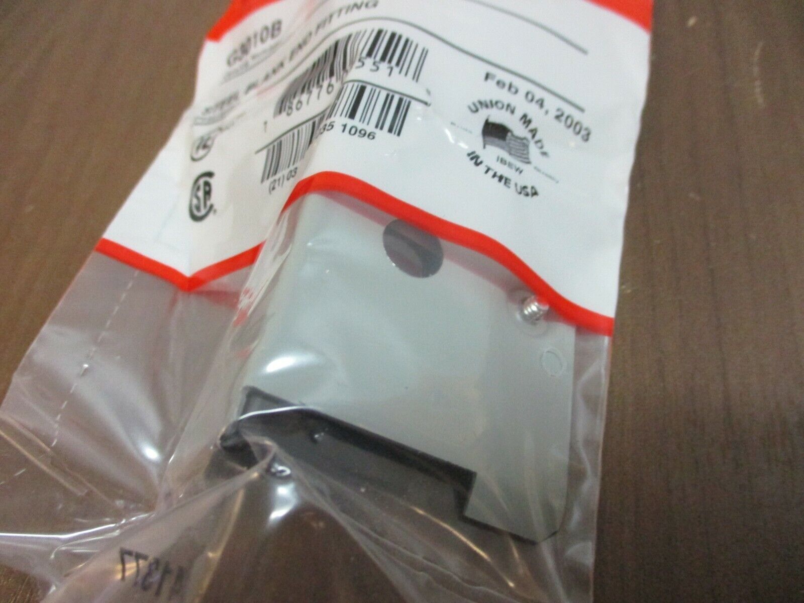 Wiremold Blank End Fitting G3010B Gray *Box of 4* New Surplus