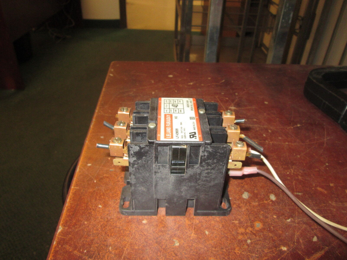 Leland Faraday Contactor LF43020 120V Coil 50A 600V Used