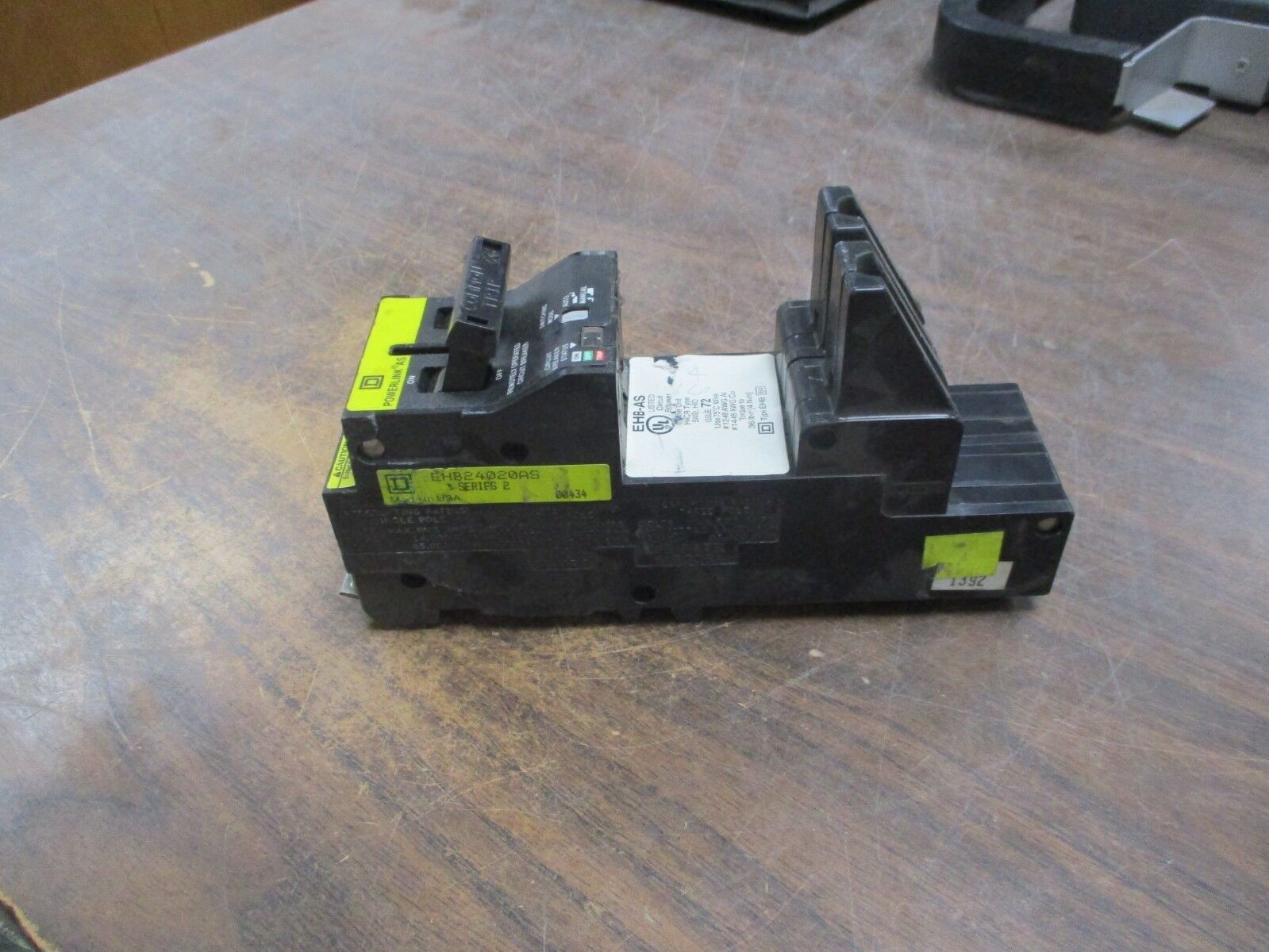 Square D PowerLink AS Remotely Operated Circuit Breaker EHB24020AS 20A 2P Used