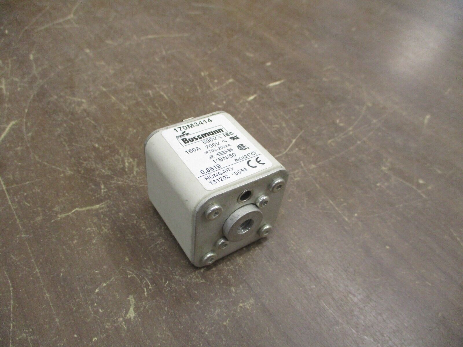 Cooper Bussmann Fuse 170M3414 160A 700V Used