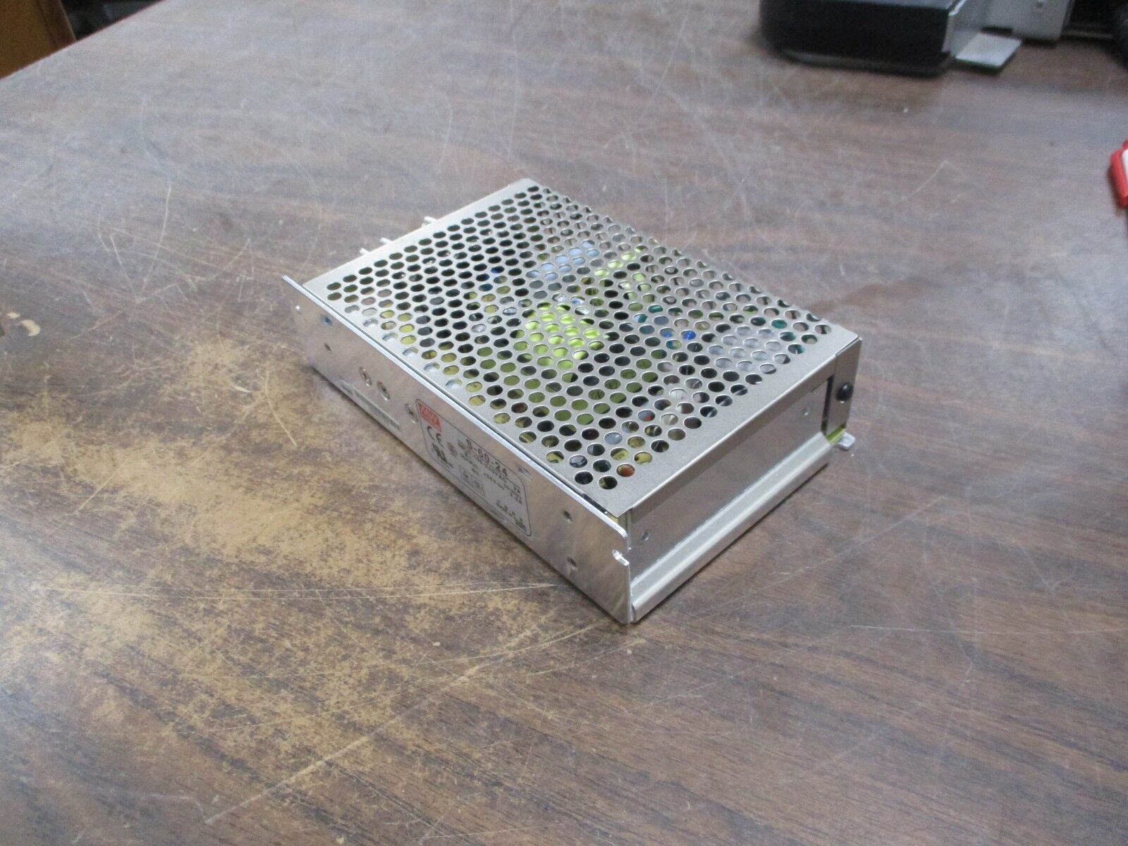 MEAN WELL Power Supply S-60-24 Input:100-240VAC 2A 50/60Hz Output:24VDC 2.5A
