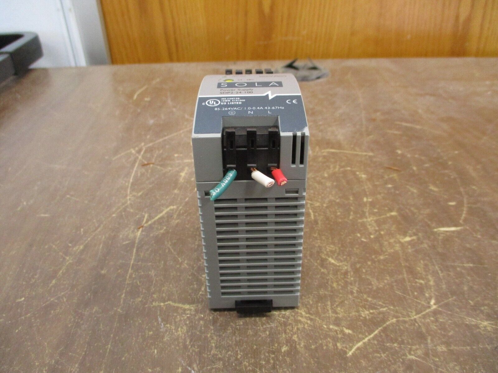 Sola Power Supply SDP2-24-100 50W Output: 24-28VDC 2.1A *Chipped Bottom* Used