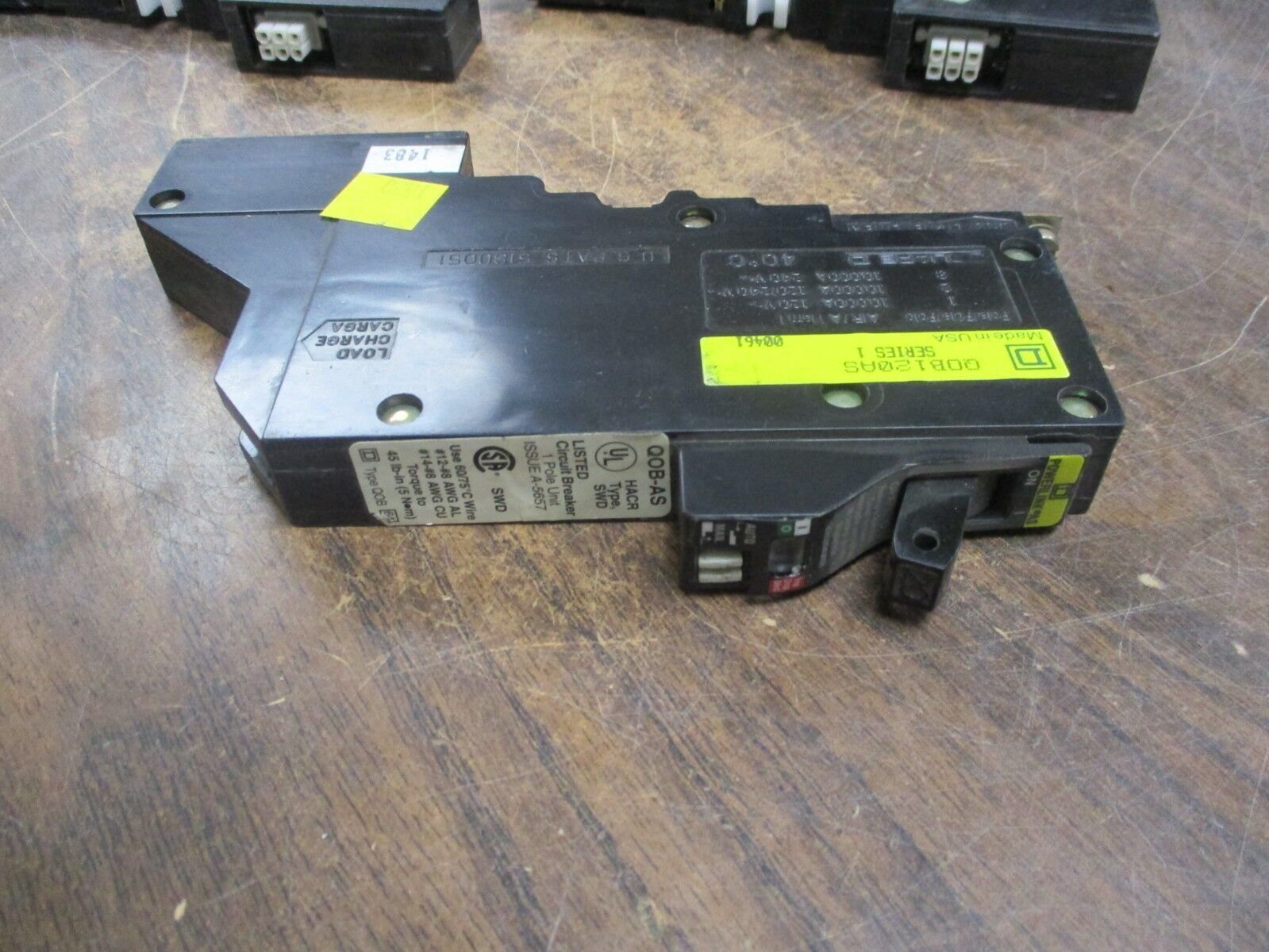 Square D PowerLink AS Remotely Operated Circuit Breaker QOB120AS 20A, 120/240V
