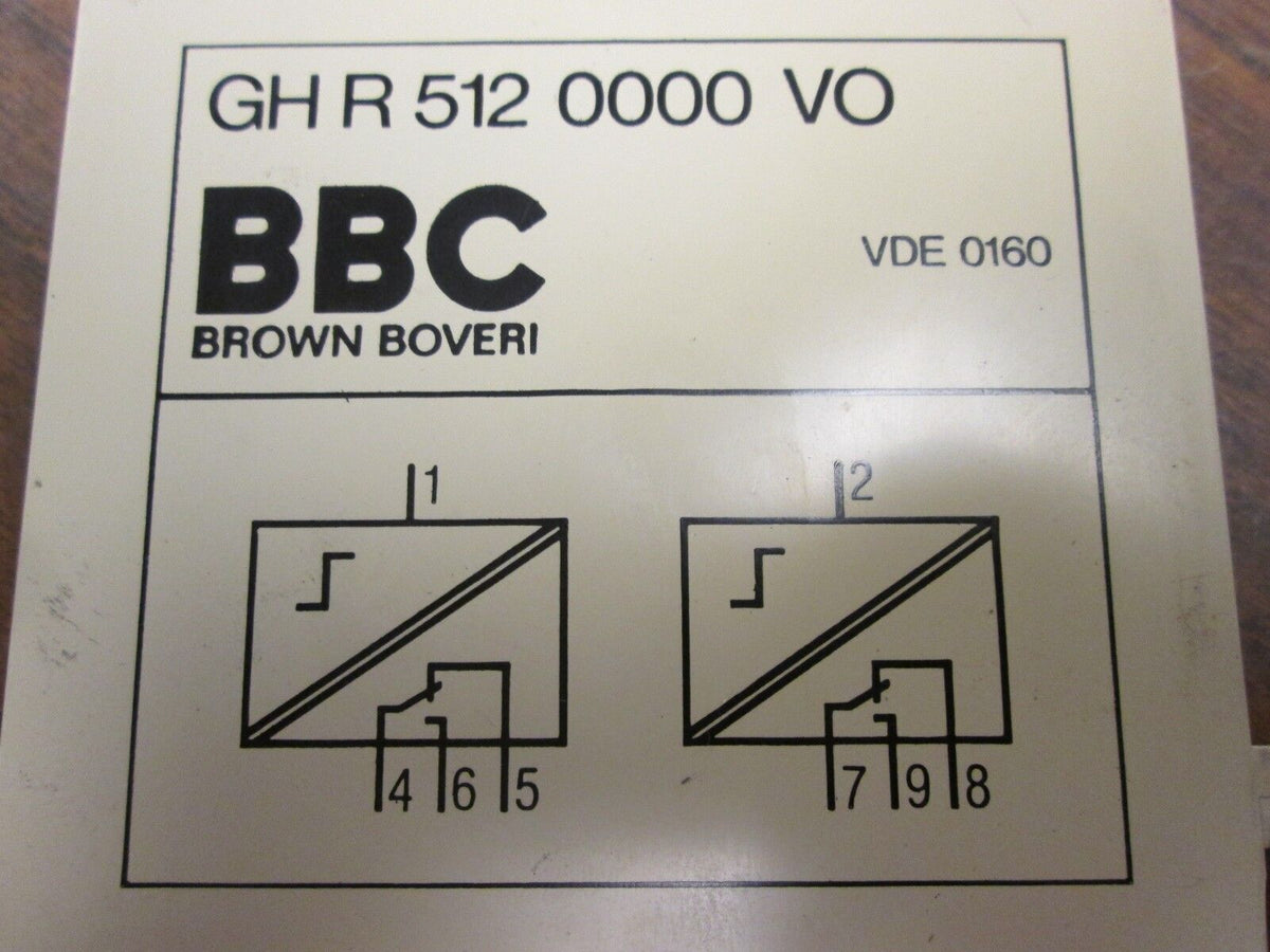 BBC Logic and Gate Unit GH-R-512-0000-VO 2 Function Used