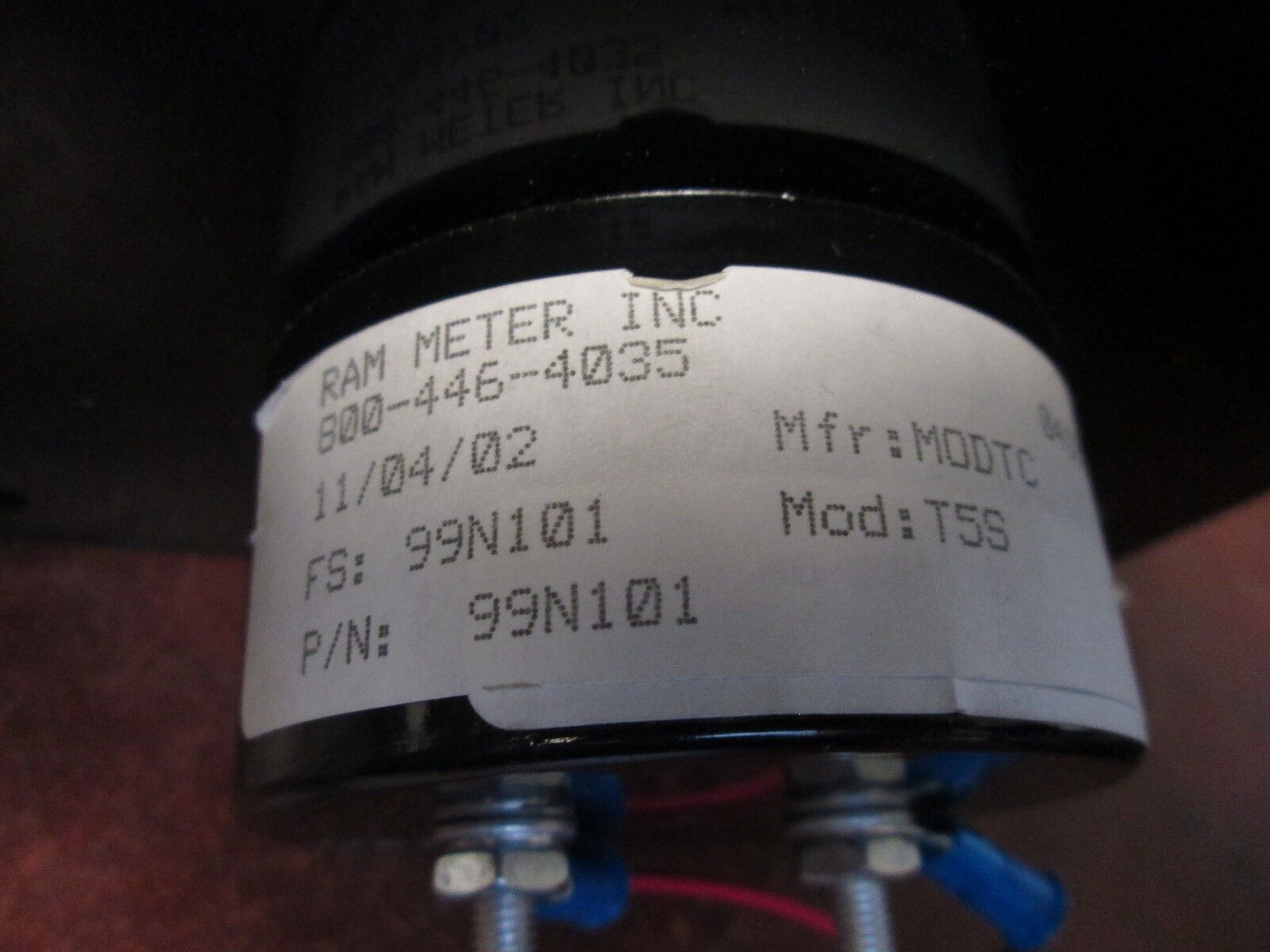 CMC Tension Meter 99N101 Range: 0-100 Used