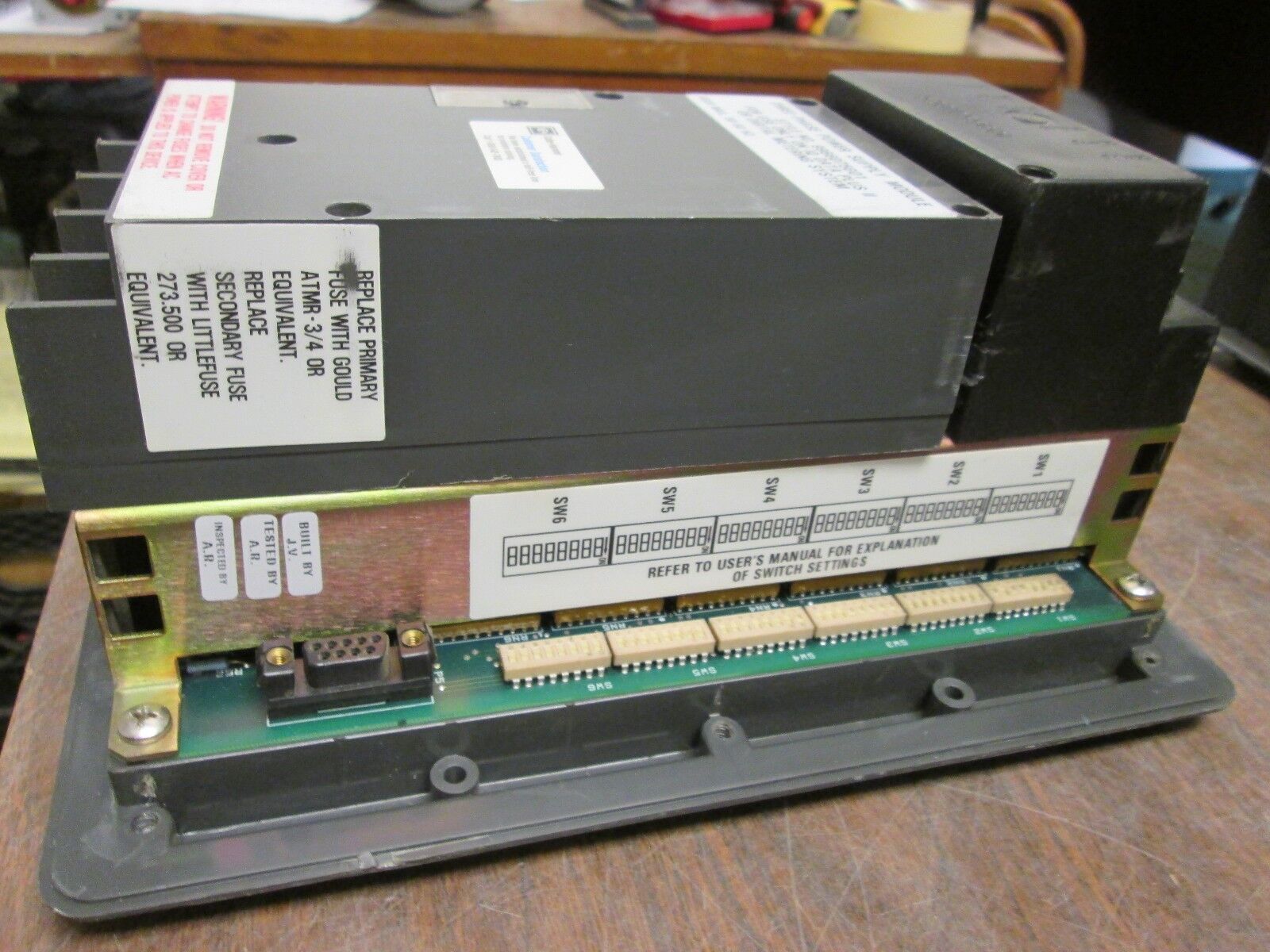 Westinghouse IQ Data Plus II Module 2D78522 w/ 9966D75G01 3-Ph Power Supply Used