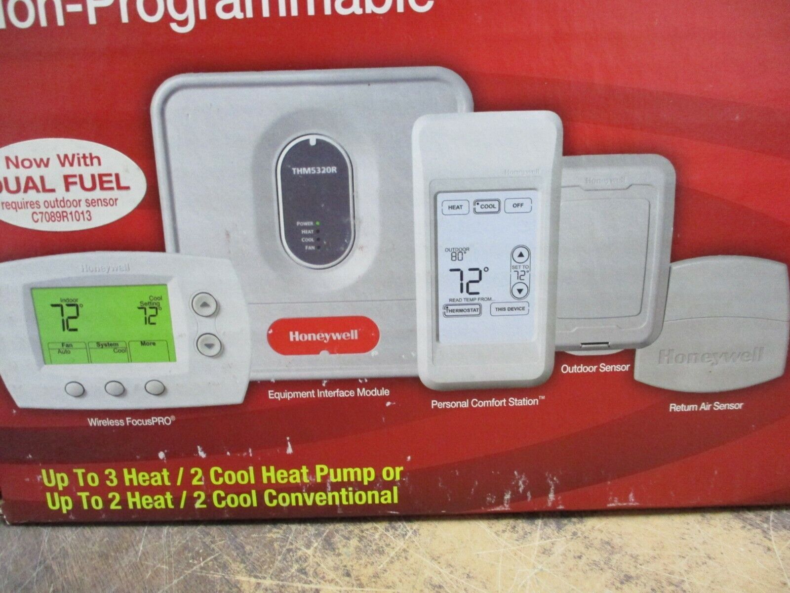 Honeywell Red Link Wireless Thermostat System Kit YTH5320R1017 18-30V 50/60Hz