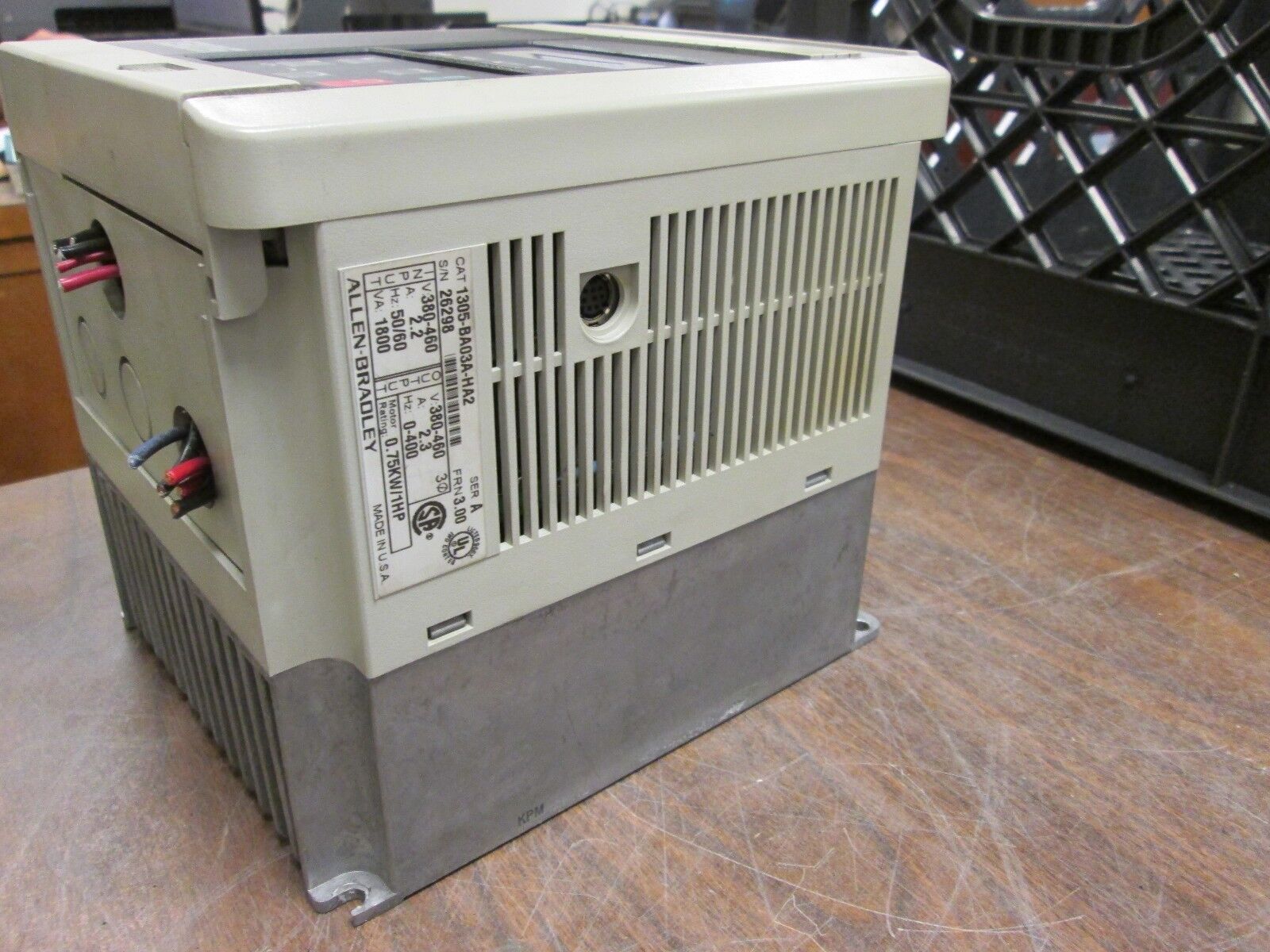 Allen-Bradley 1305 AC Drive 1305-BA03A-HA2 1HP Used