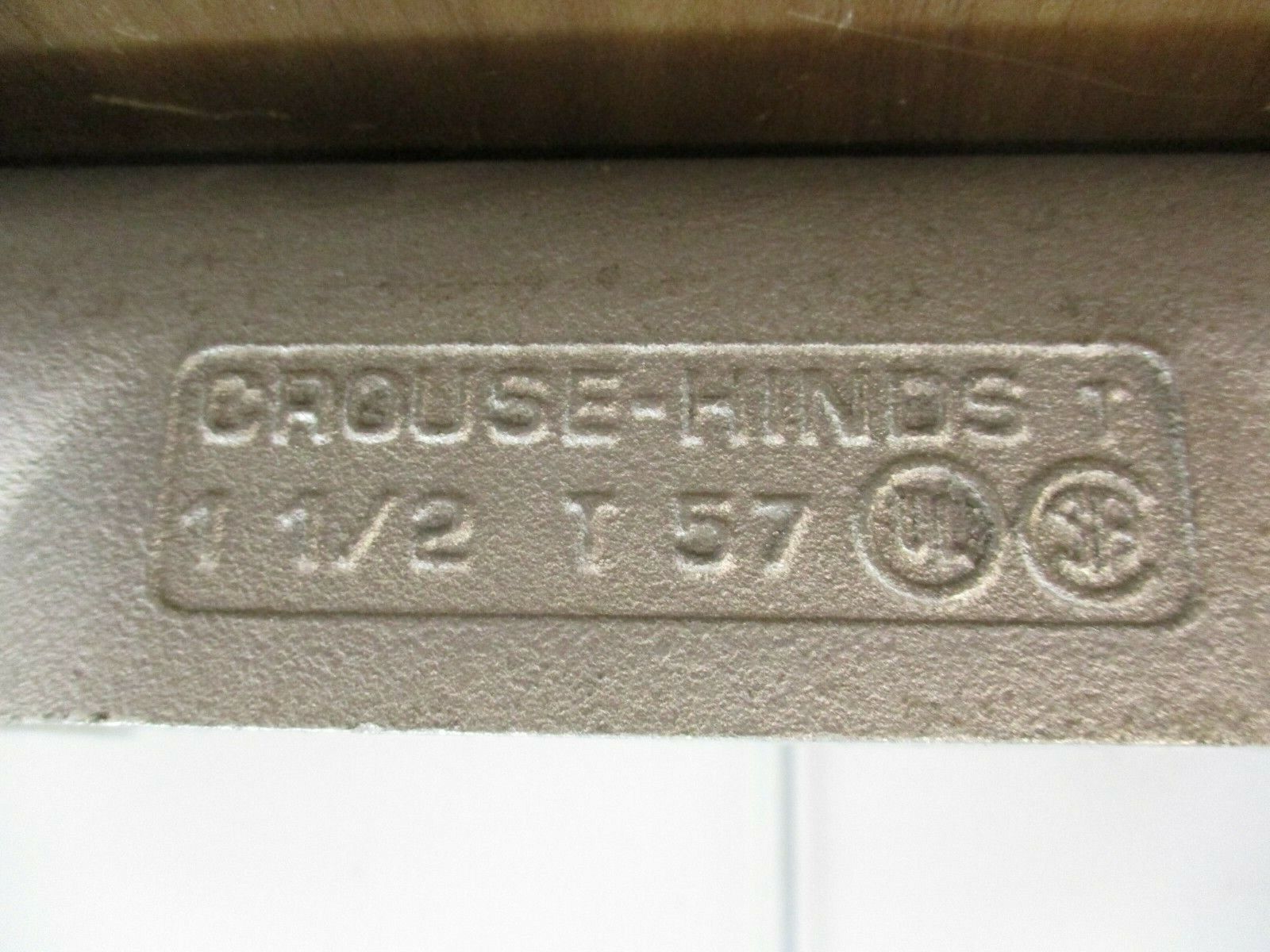 Cooper Crouse-Hinds Condulet Conduit Body T57 Form 7 Size: 1-1/2" *Box of 2*