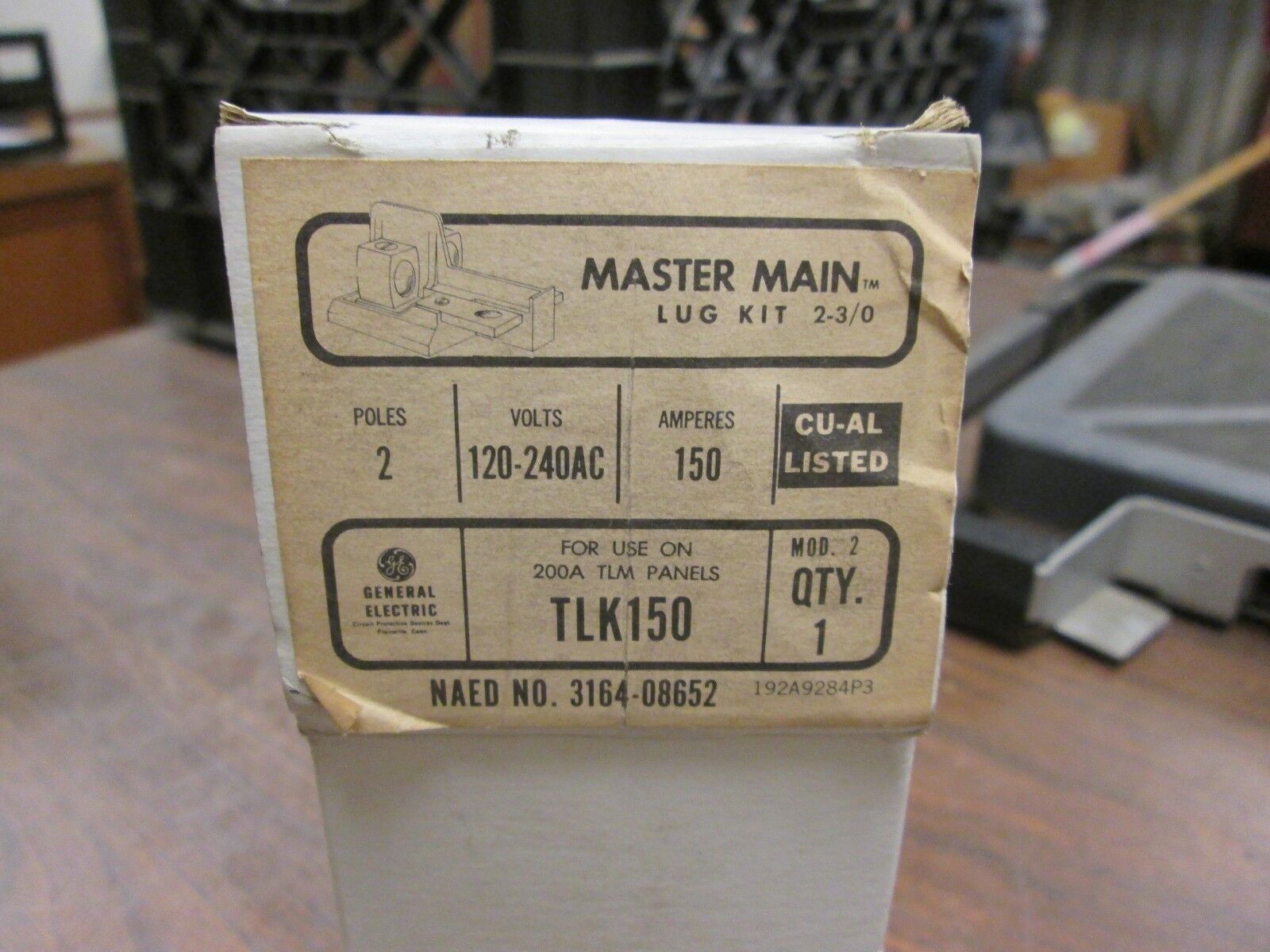 GE Master Main Lug Kit TLK150 150A 120-240V 2P New Surplus