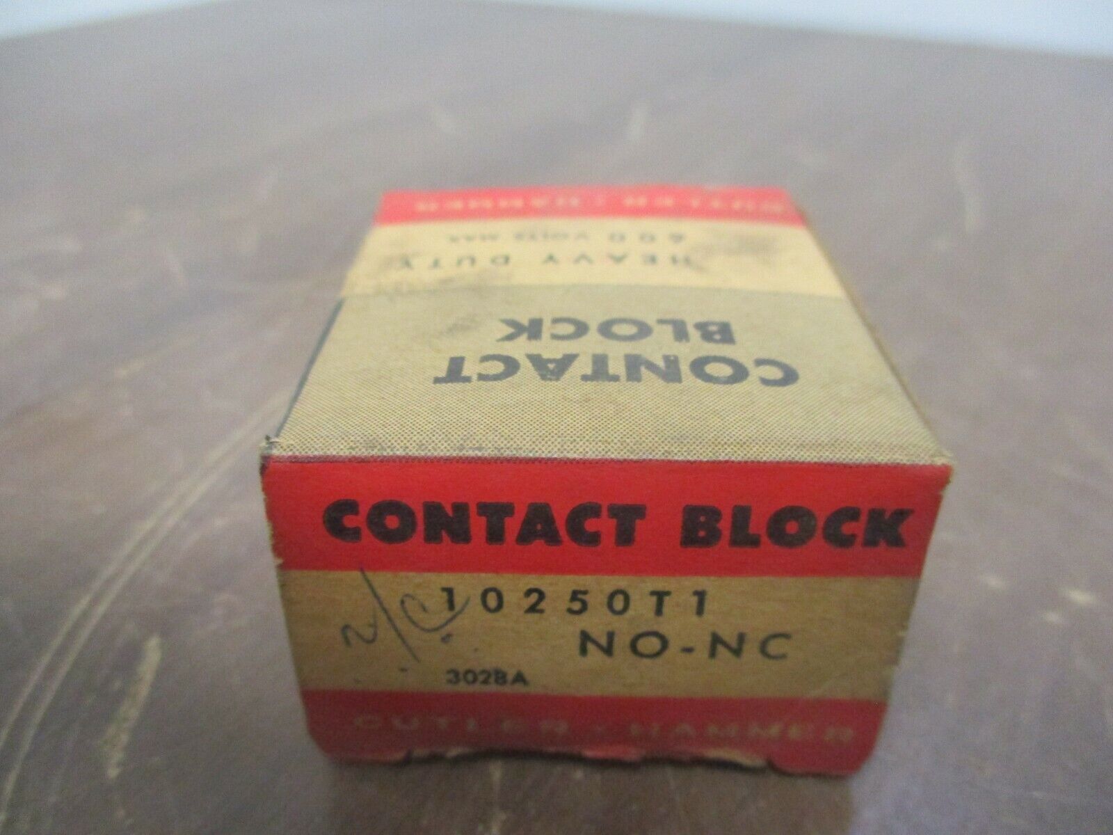 Cutler-Hammer Contact Block 10250T1 1N.O.-1N.C. New Surplus