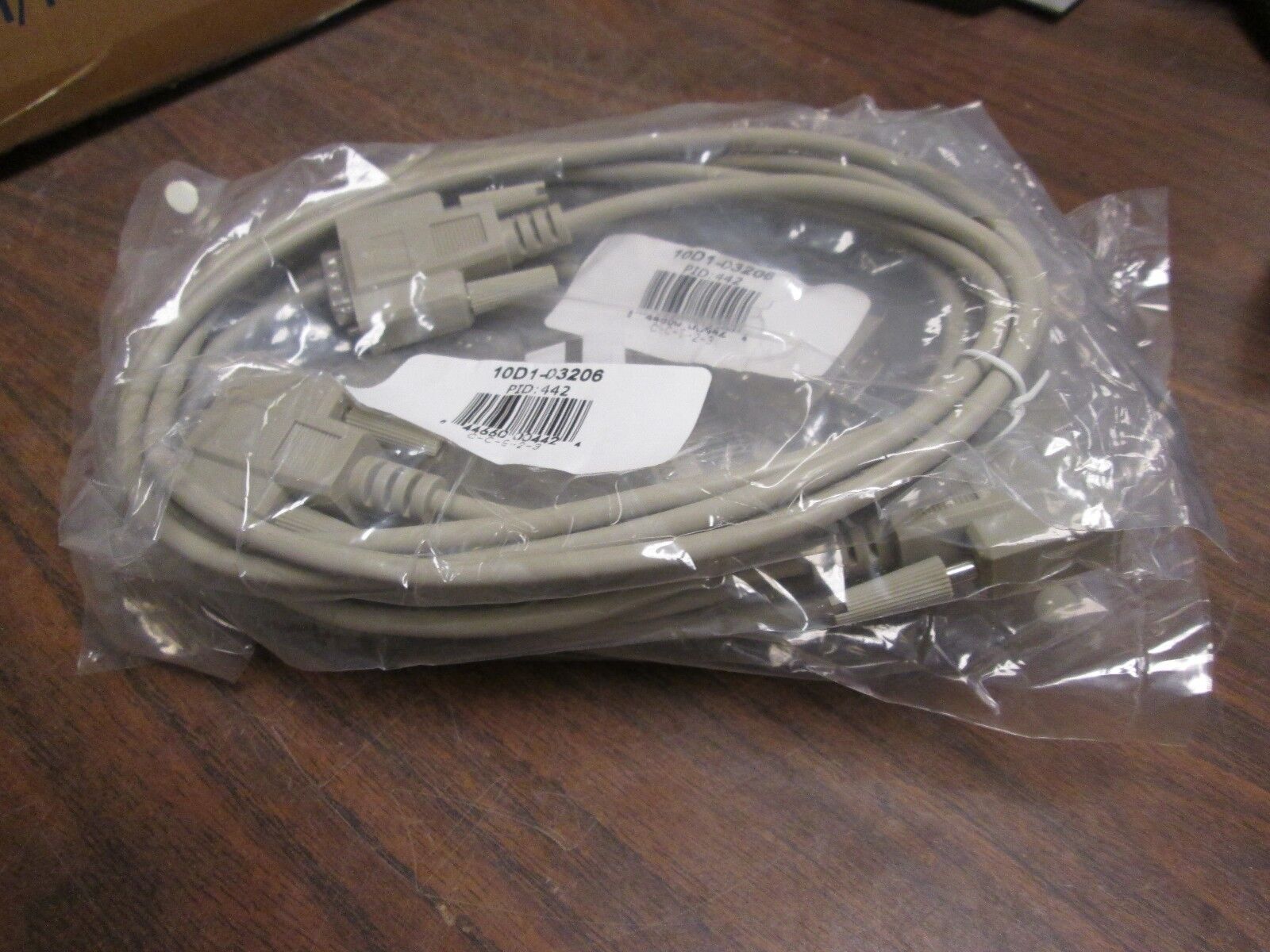 Misc. Brand Male-Female Serial Extension Cable 10D1-03206 6ft *Lot of 4*