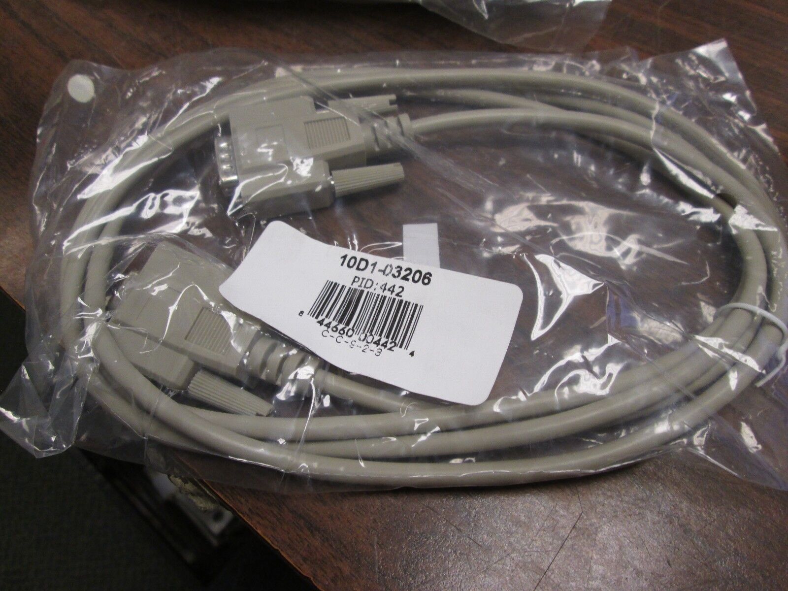 Misc. Brand Male-Female Serial Extension Cable 10D1-03206 6ft *Lot of 4*