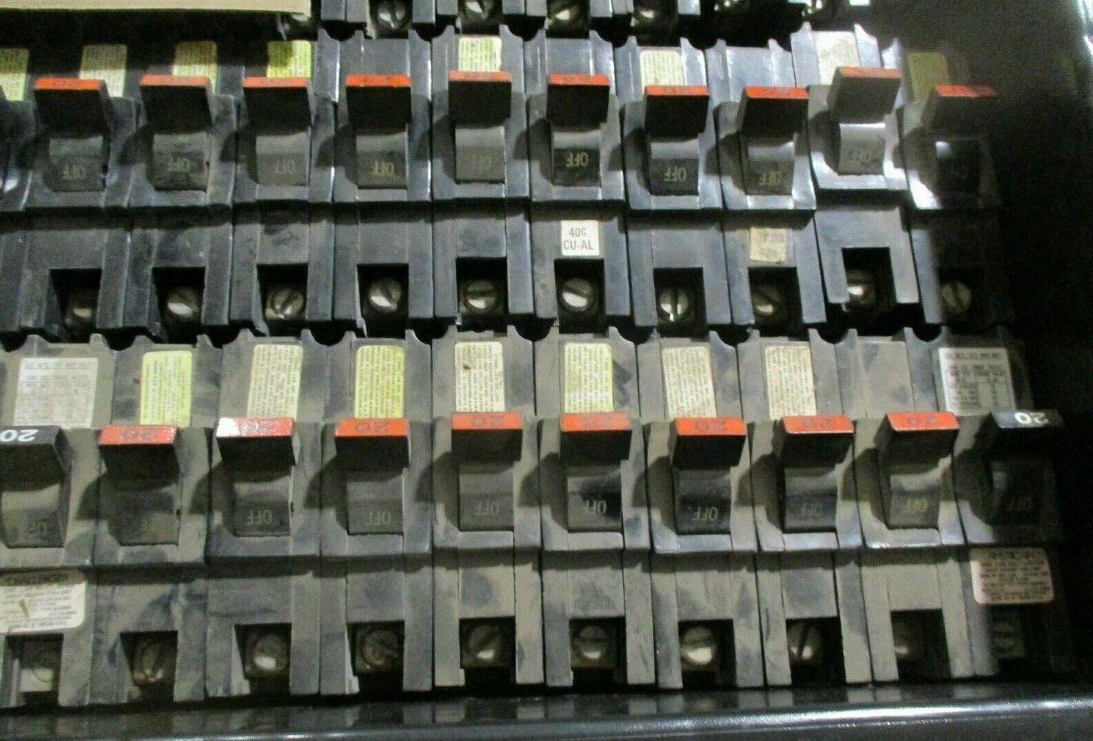 FPE Stab-Lok Clip-On Circuit Breaker NASWD120 20A 120/240V 1P *Lot of 20* Used