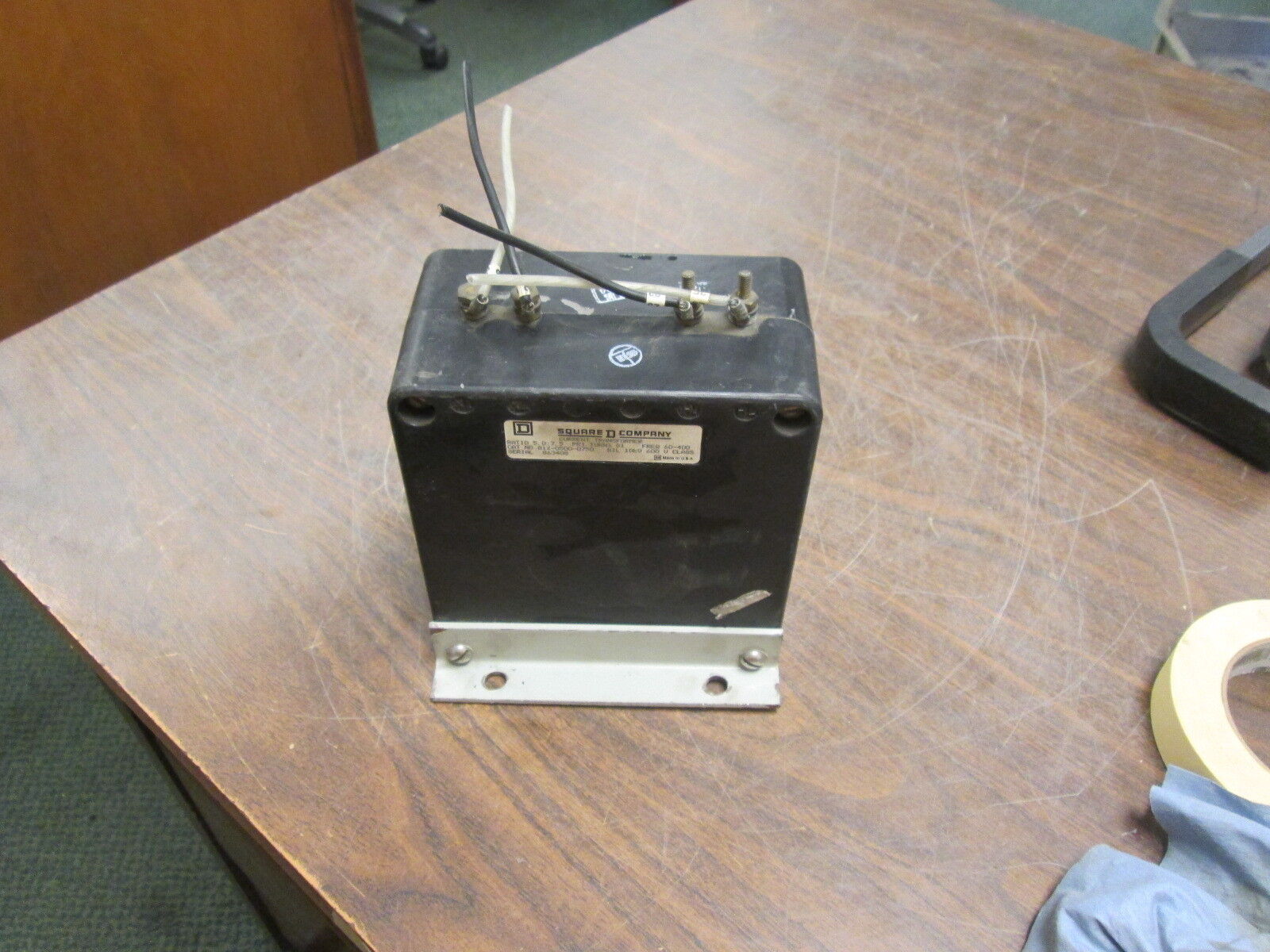 Square D Current Transformer 81X-0500-0750 Ratio 5.0:7.5A 60-400Hz 600V 10KV BIL