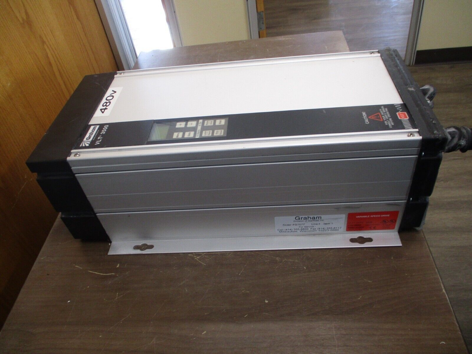 Danfoss VLT 3508 AC Drive 175H8862 7.5HP 3Ph Used