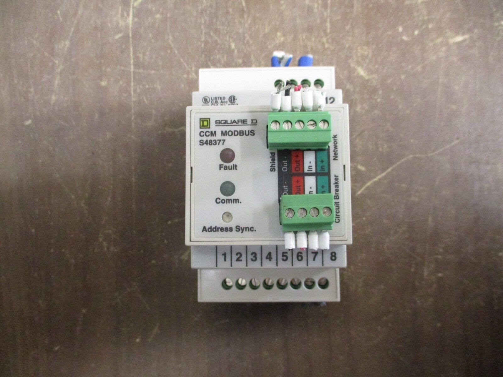 Square D CCM Modbus Module S48377 Used