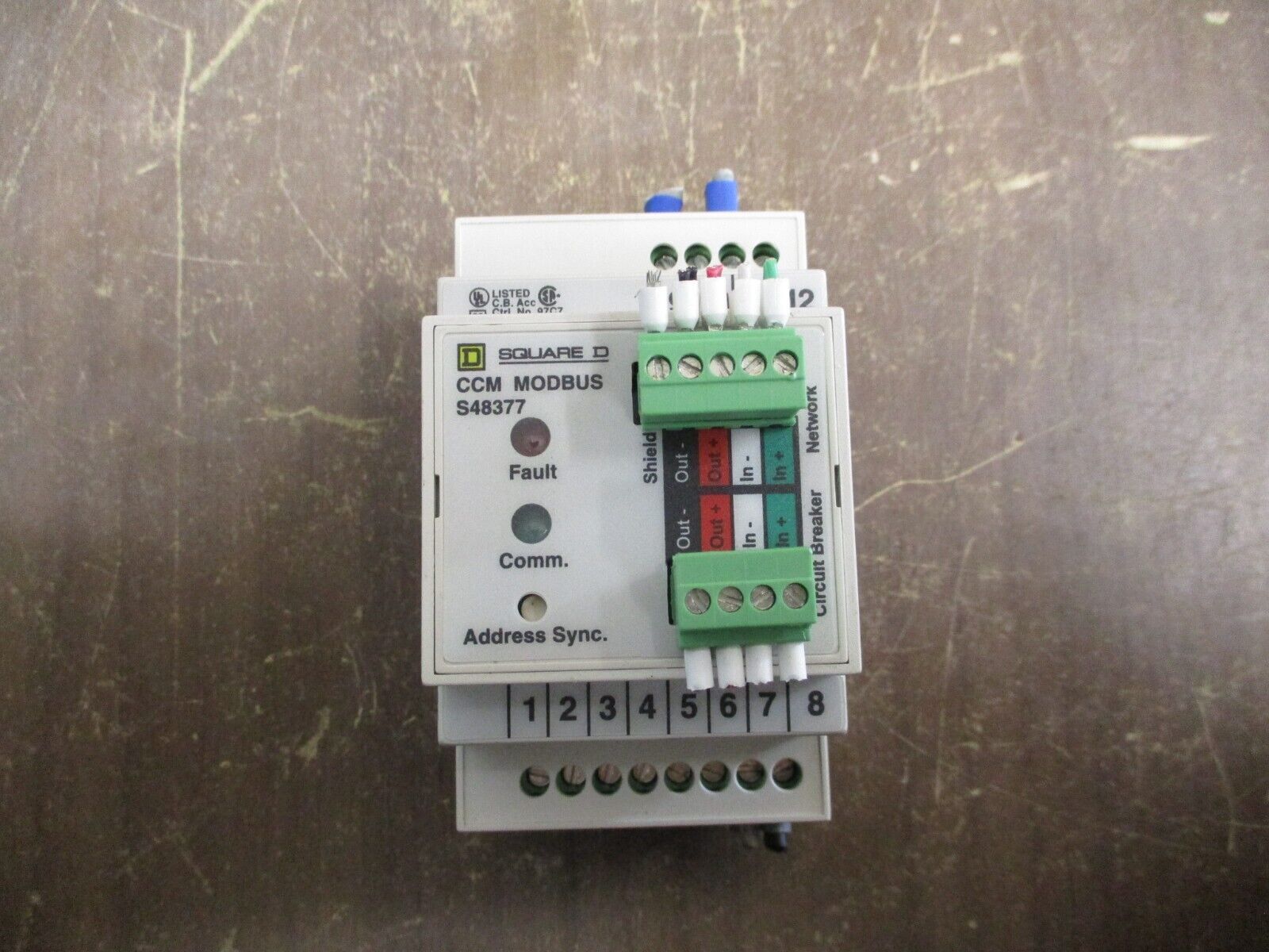 Square D CCM Modbus Module S48377 Used