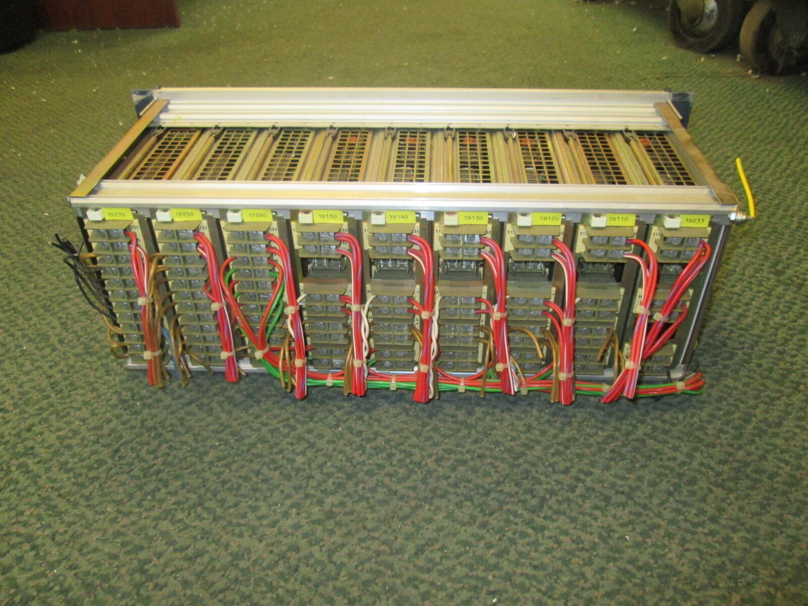 Eurotherm PLC Rack w/Cards 600-9-01-5X05-02-2x09-75-49-00 Used