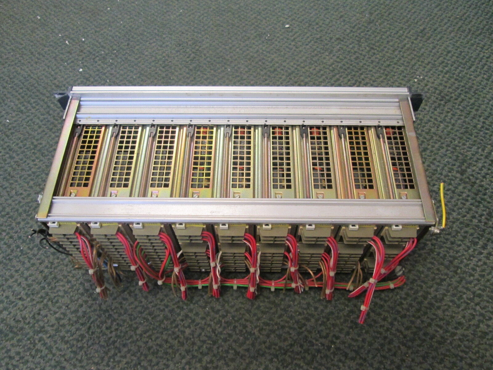 Eurotherm PLC Rack w/Cards 600-9-01-5X05-02-2x09-75-49-00 Used