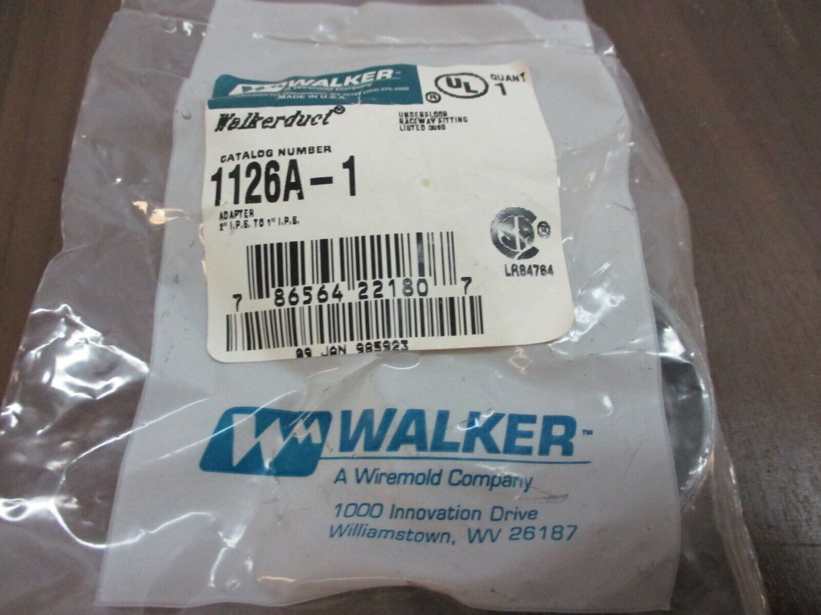 Wiremold Adapter 1126A-1 2IPS to 1IPS *Lot of 5* New Surplus