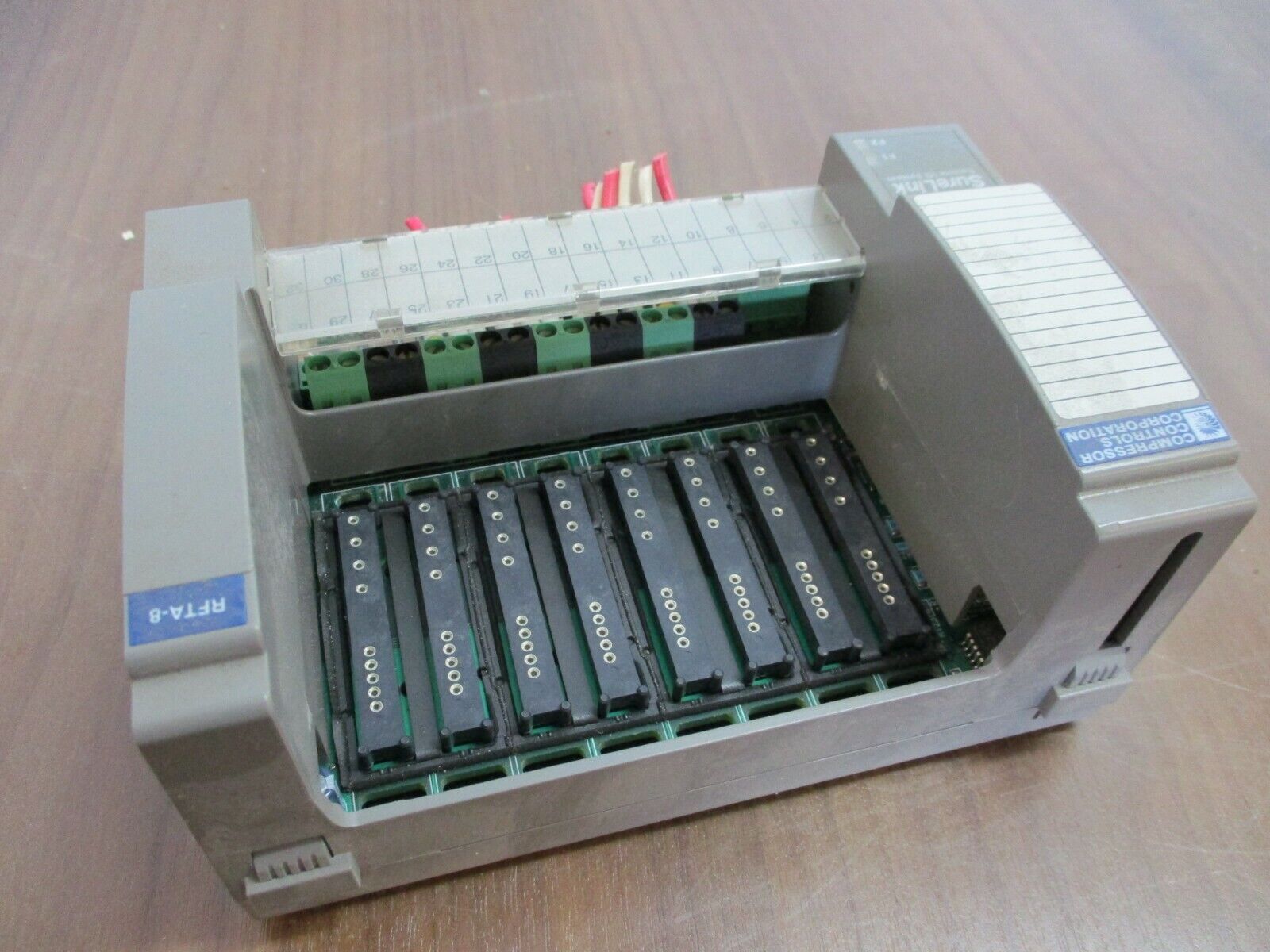 Compressor Controls Corp. SureLink Remote I/O Base RFTA-8 8-Slot Used