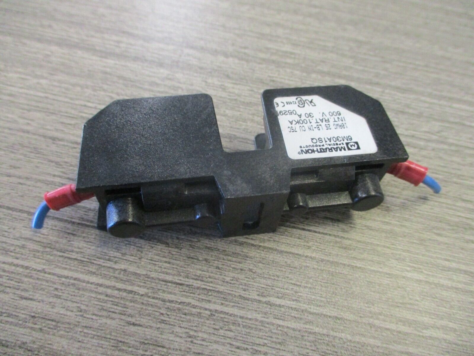 Marathon Fuseholder 6M30A1SQ 30A 600V 1P *lot of 3* Used