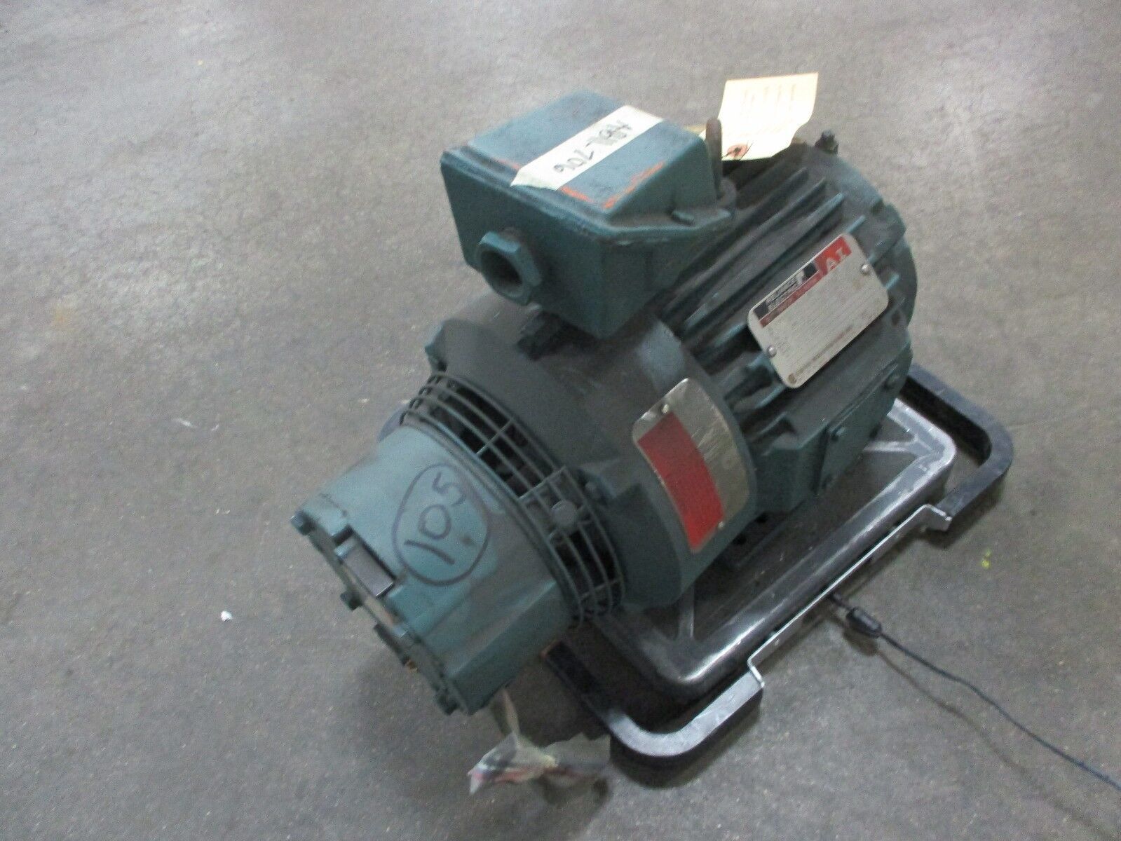 Reliance Duty Master AC Motor w/ Brake 02MAN80623 G001 DC 1HP 1200RPM FR:184