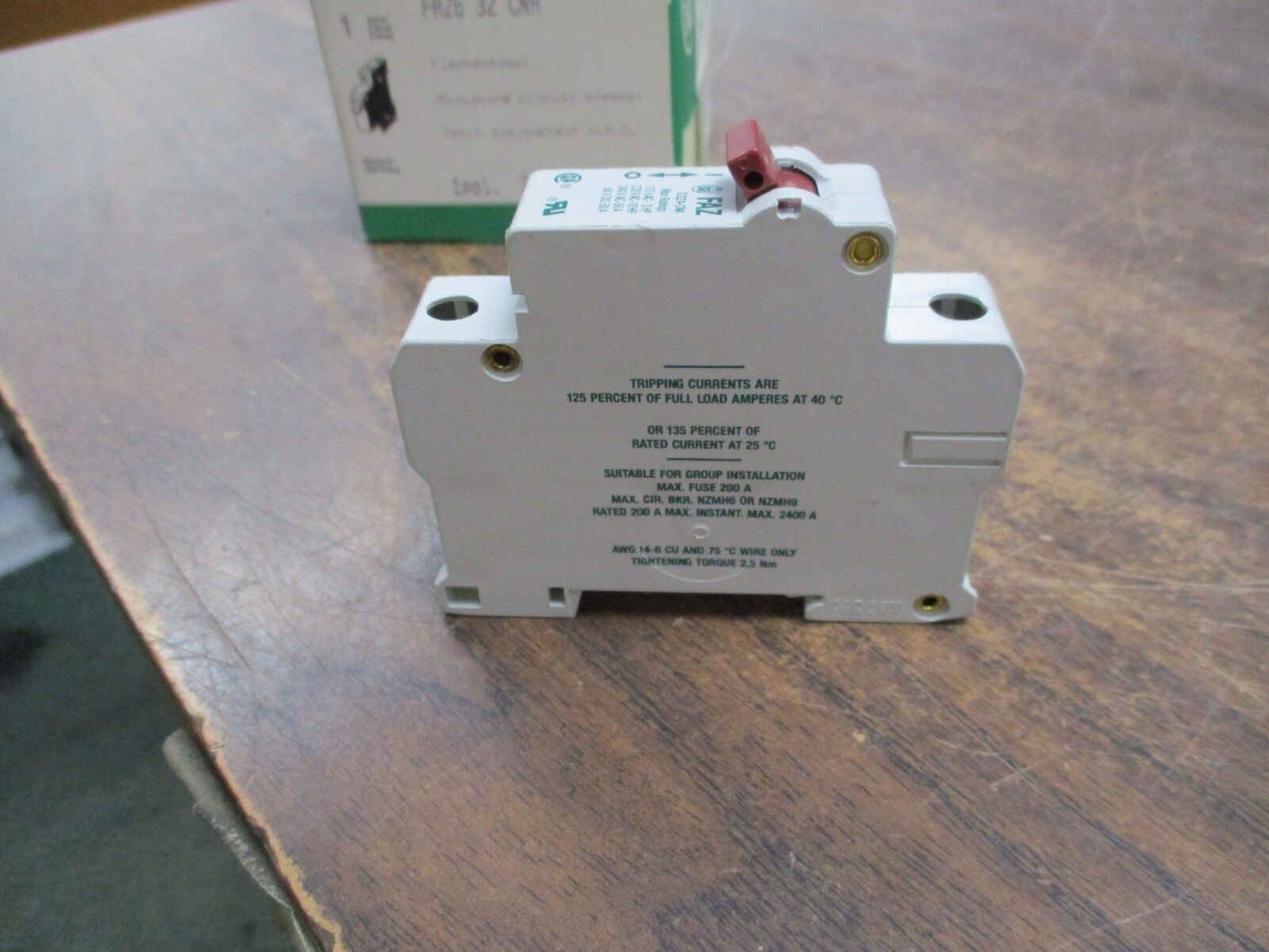 Klockner Moeller Circuit Breaker FAZG-32-CNA 1 Pole 32A New Surplus