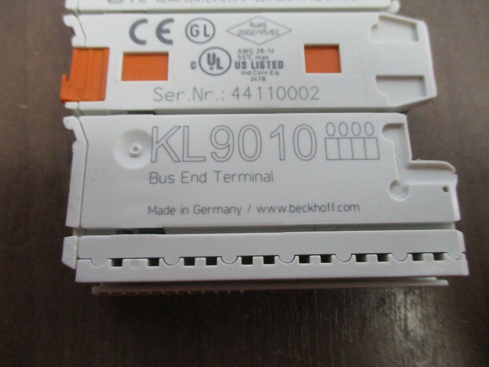 Beckhoff Bus End Terminal KL9010 Used