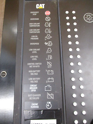 CAT Generator Annunciator Panel 356-6635 1 Used