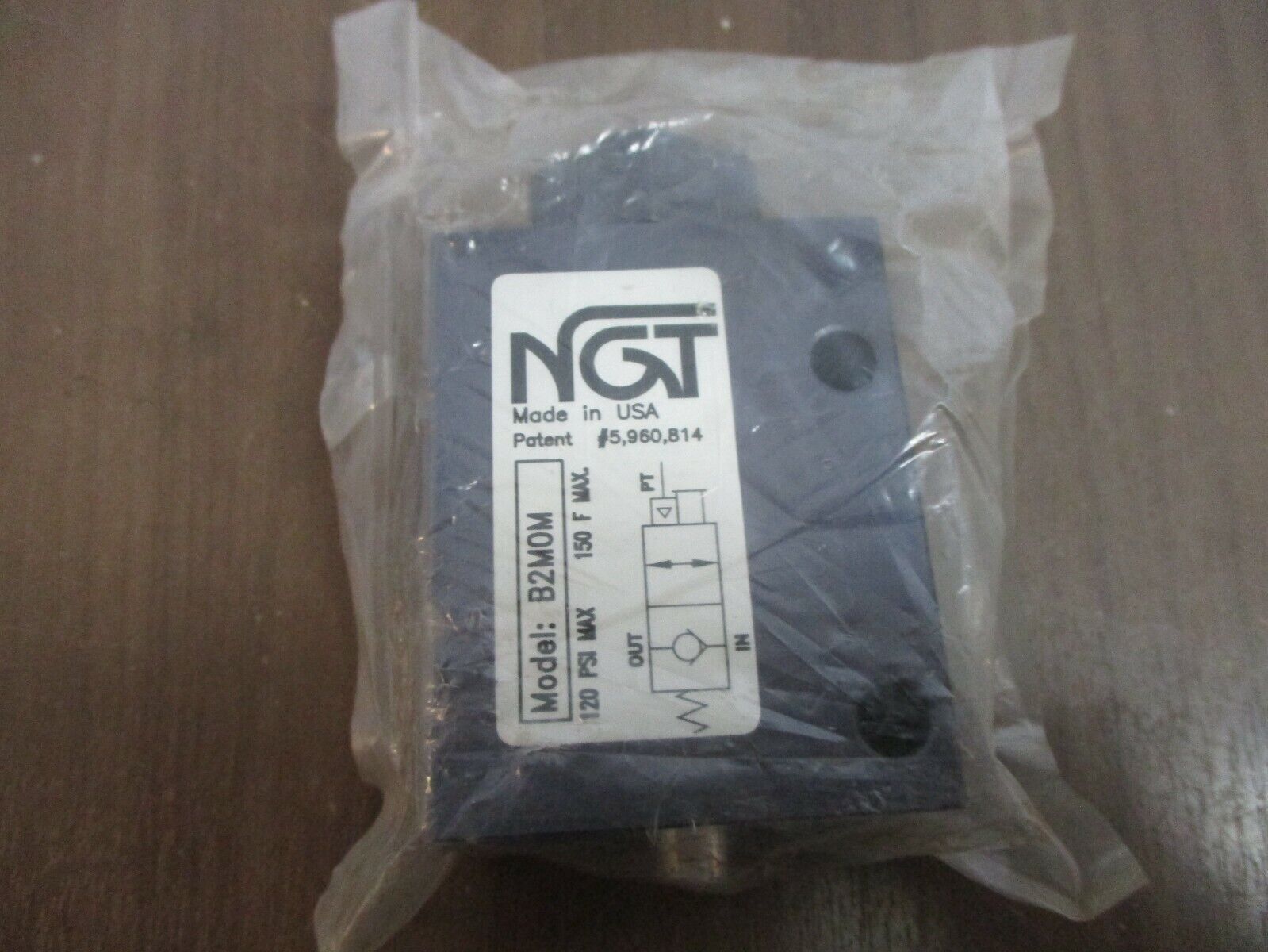NGT Check Valve B2M0M 120PSI 150°F *No Box* New Surplus