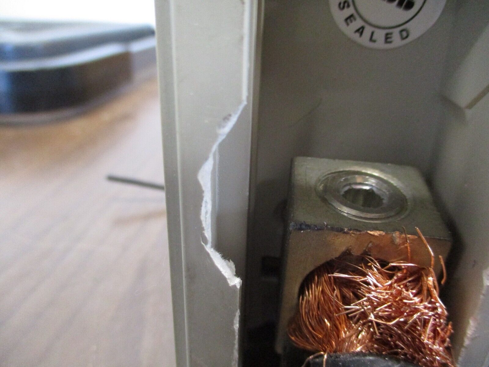 ABB SACE S5 Circuit Breaker S5N 300 300A 600V 2/24V Shunt Trip Used