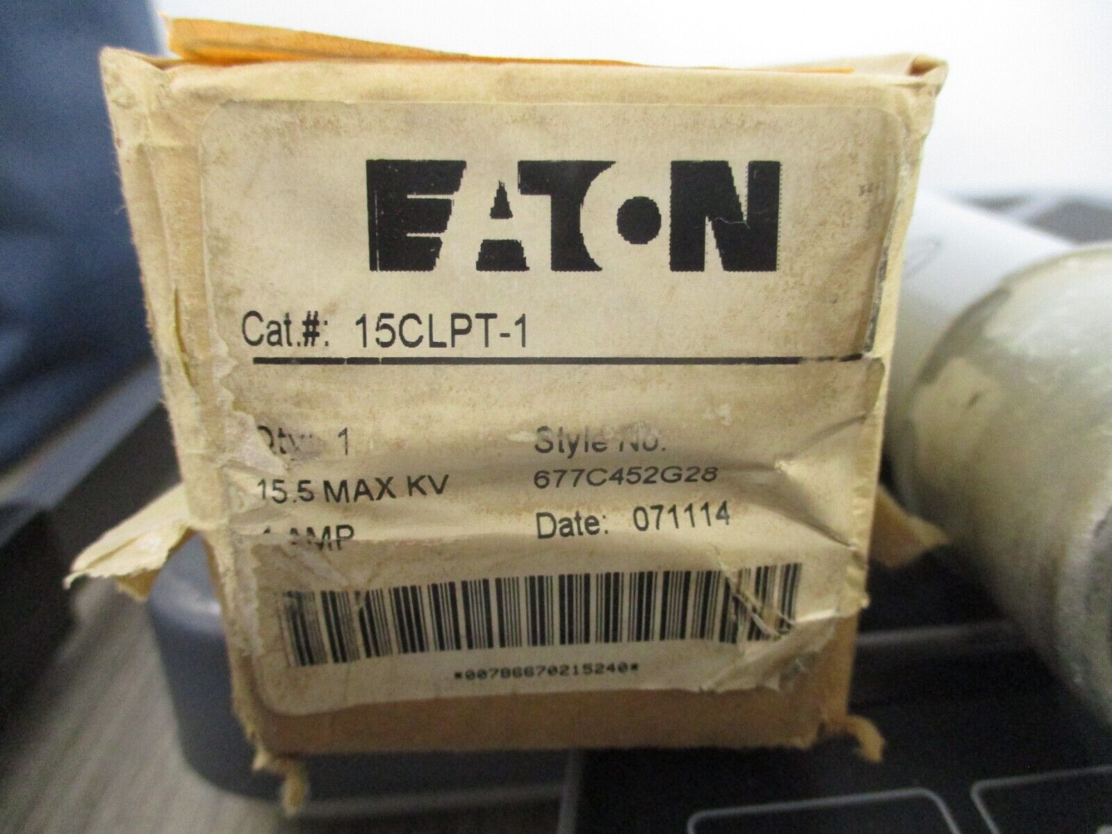 Eaton Fuse 15CLPT-1 15.5kV 1A New Surplus