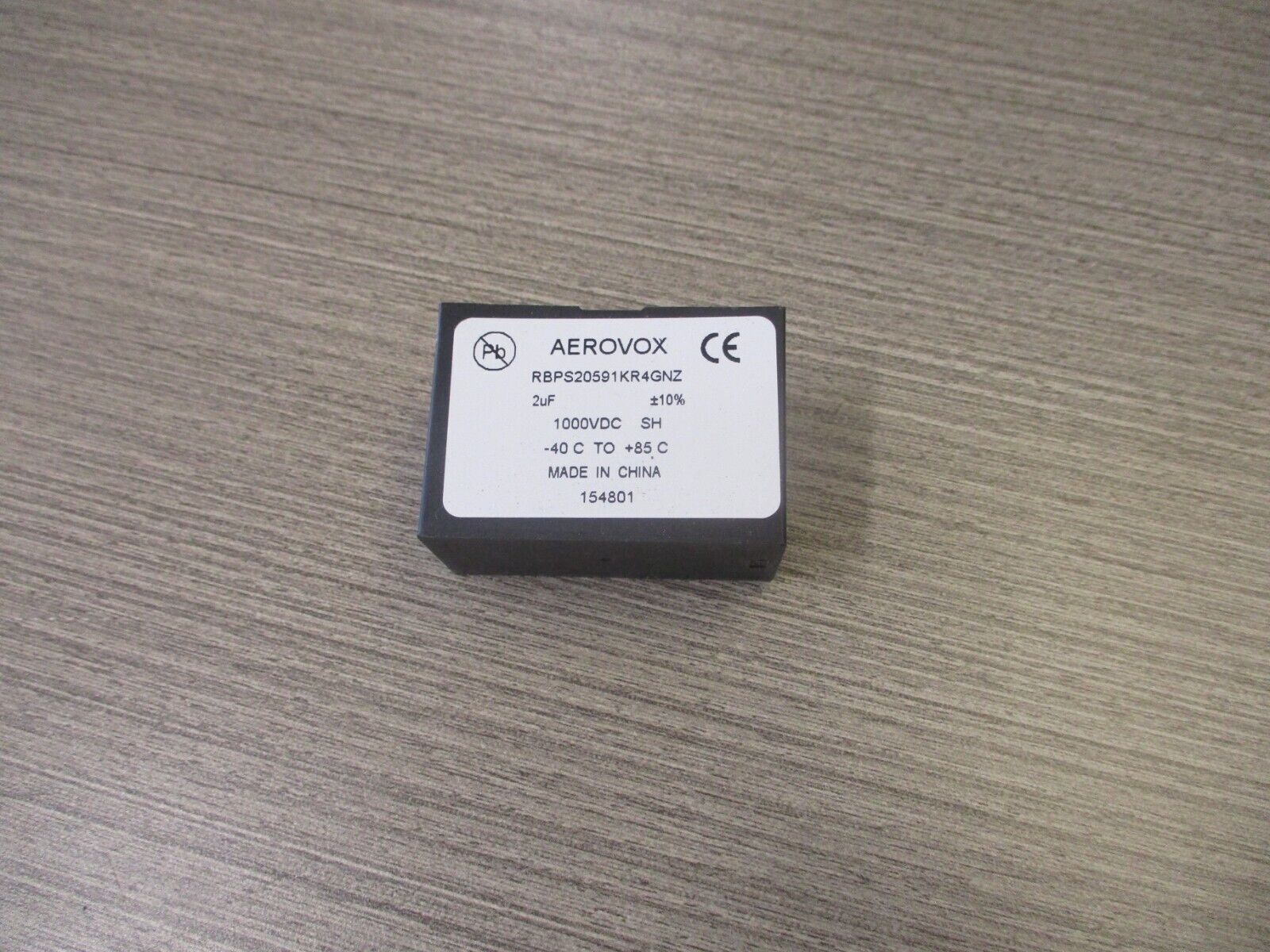Aerovox Capacitor RBPS20591KR4GNZ 2uF 1000 VDC Used.