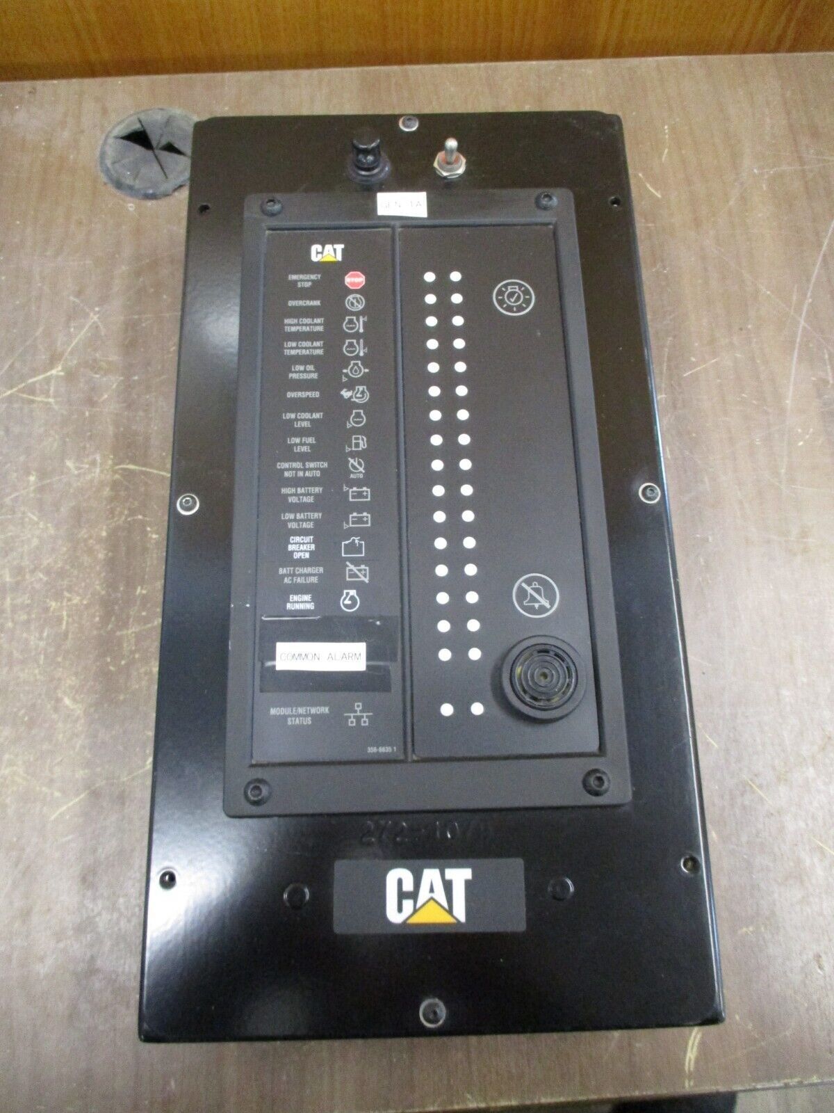 CAT Generator Annunciator Panel 356-6635 1 Used