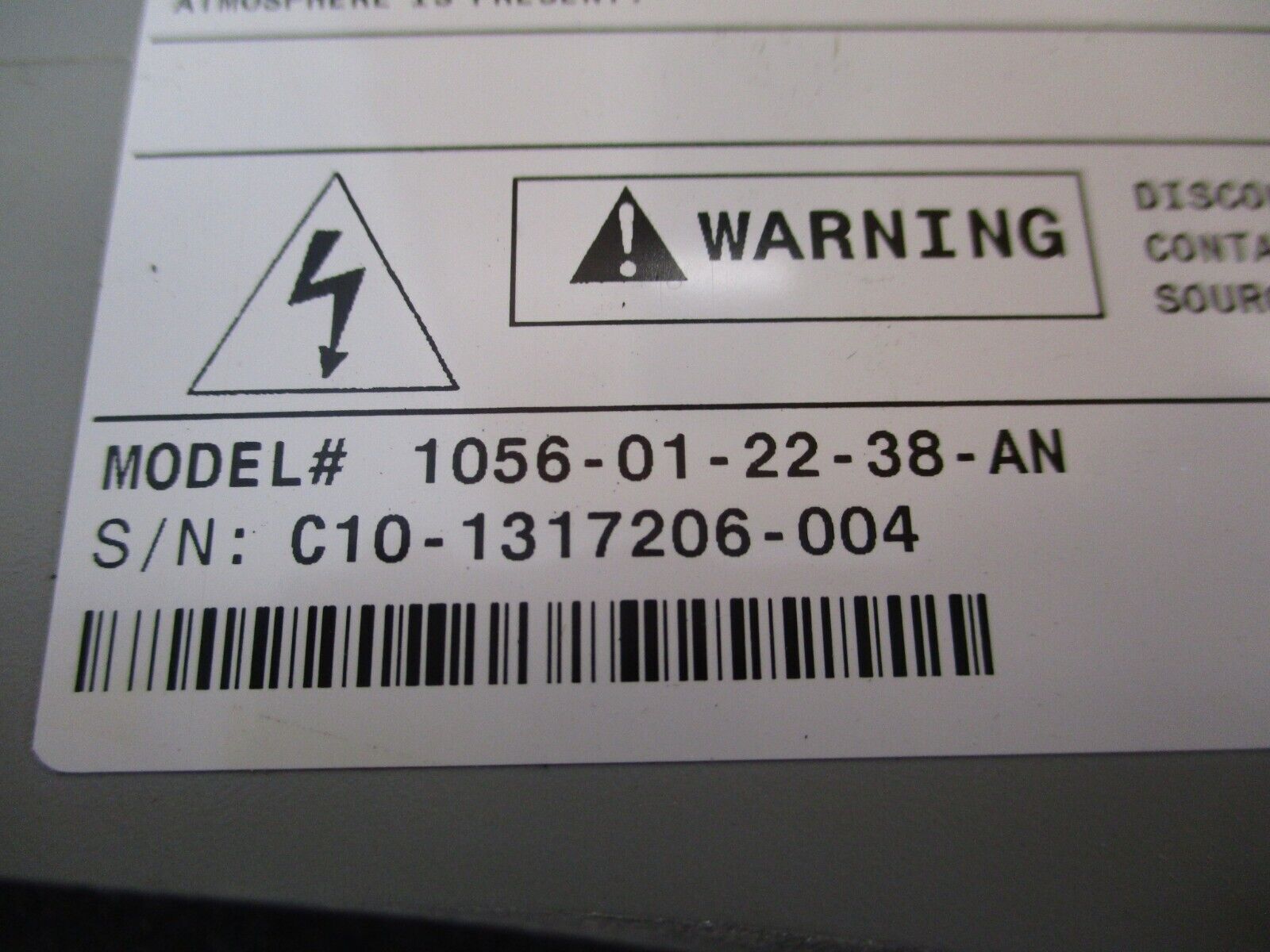 Rosemount Dual Input Analyzer 1056-01-22-38-AN 115/230V 50/60Hz Used