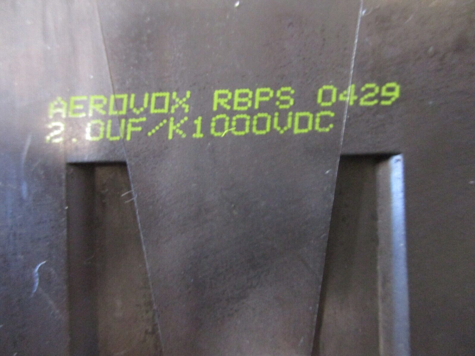 Aerovox Capacitor RBPS 0429 2.OUF 1000VDC Used.