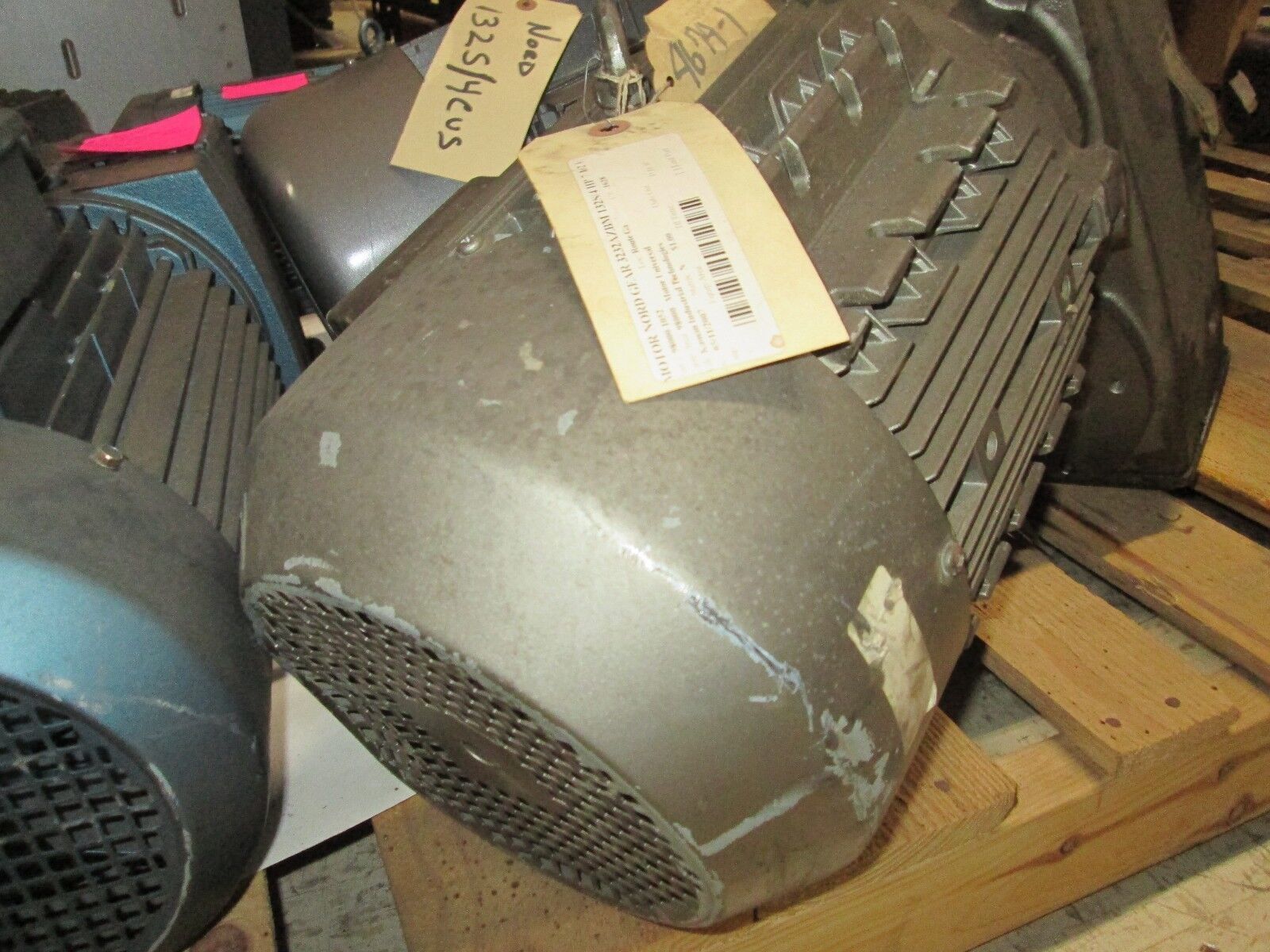 Nord Motor w/ Nord Gear 132S/4 3232AZBM 7.5HP 152 speed 11.38 ratio Used