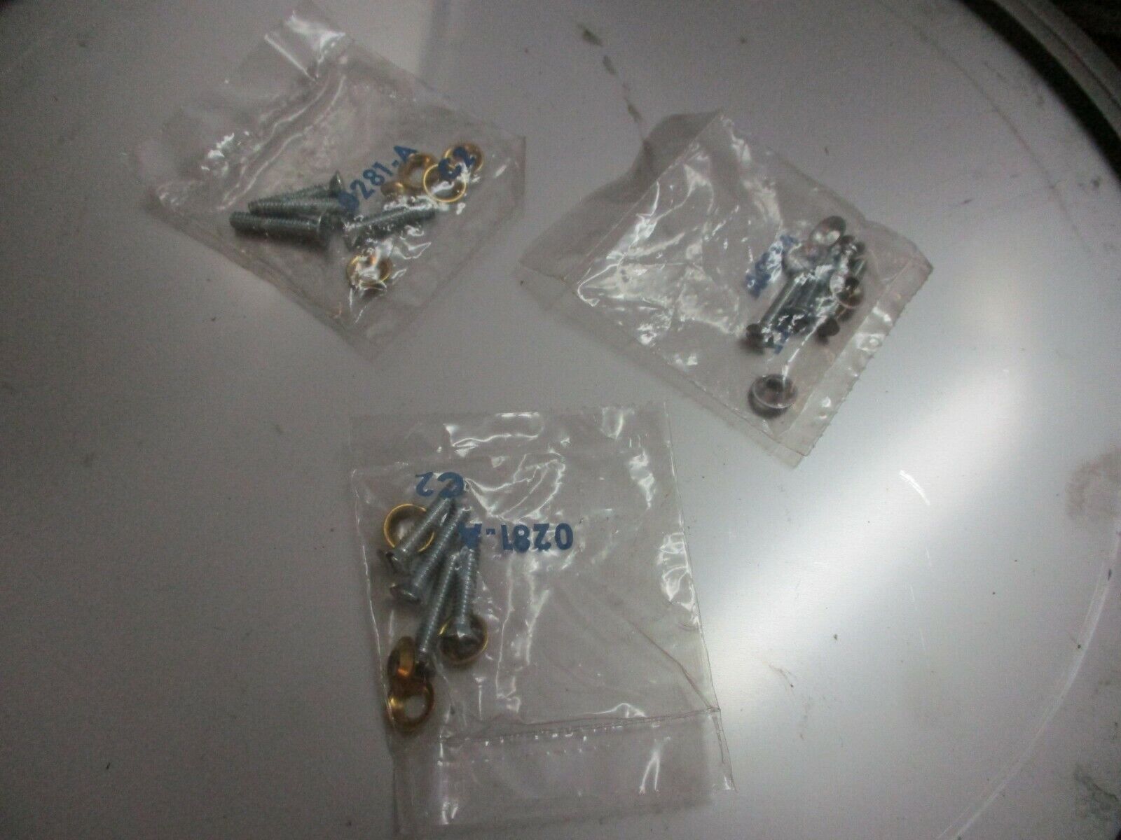 Walker Stainless Steel 2-Flanged Carpet Holder 14CHS-1/4 *Box of 3* New Surplus
