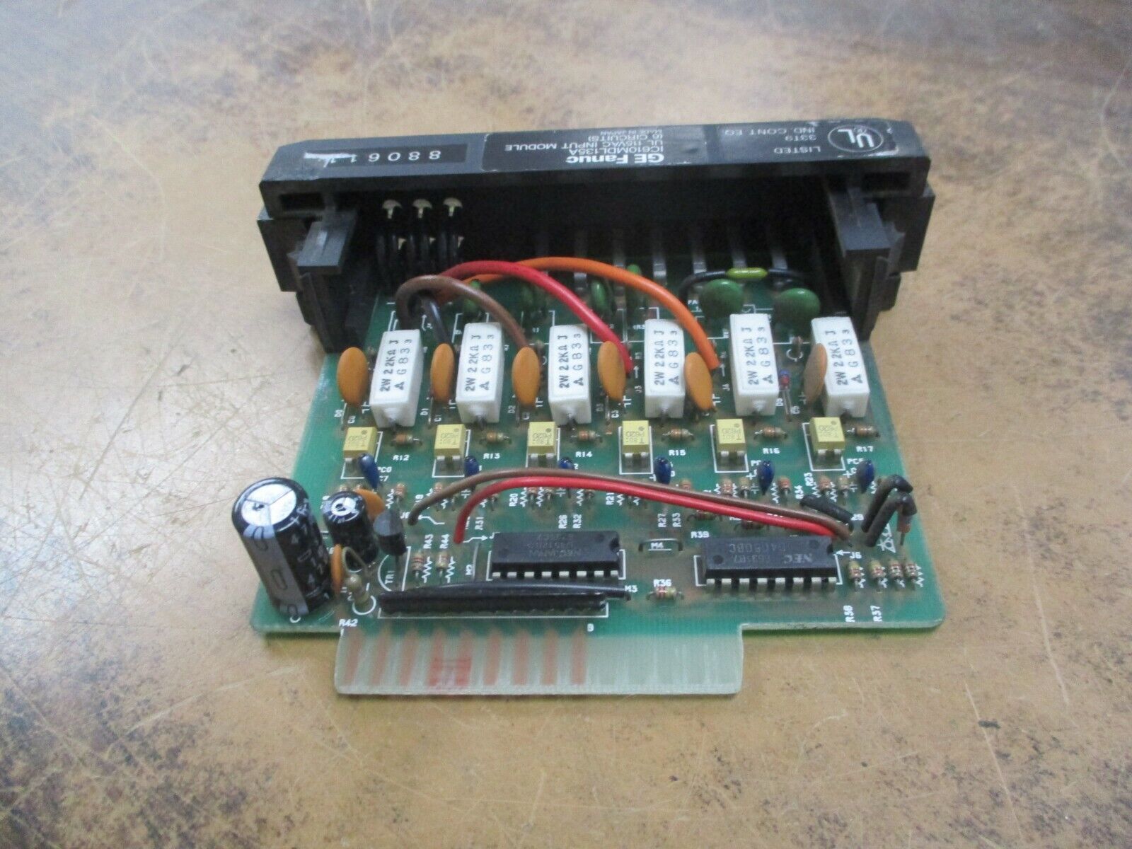 GE Fanuc Input Module IC610MDL135A 115VAC 6-Circuits Used