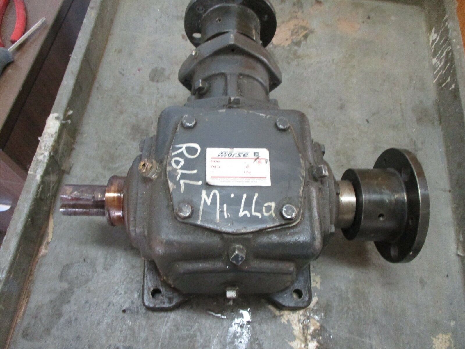 Emerson Morse Spiral Bevel Reducer 8M 1-LR-5 AS5961 Ratio 1:1 53.33HP In 1800RPM