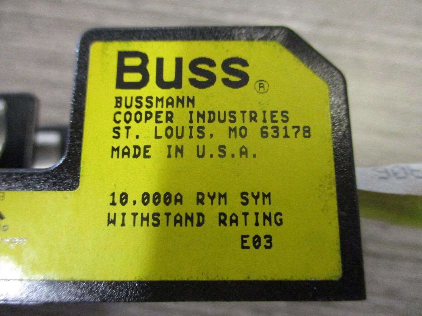Buss Fuseholder BM6032SQ 30A 600V 2P *Lot Of 2*