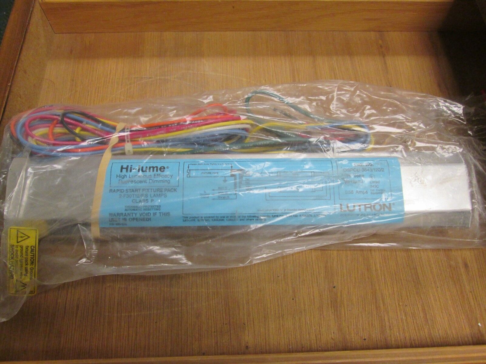 Lutron Dimming Ballast OSPCU-3643/120/2 120v 60Hz New Surplus