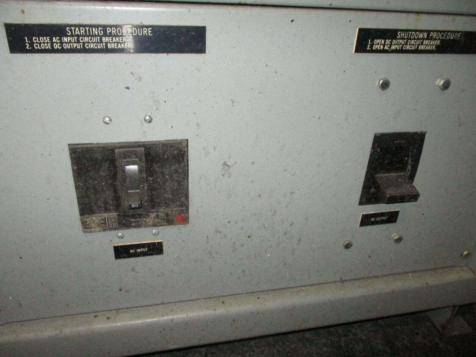 SCI Battery Charger RCS12200 200A Input: 480VAC 60Hz 63A 3Ph 4W Used