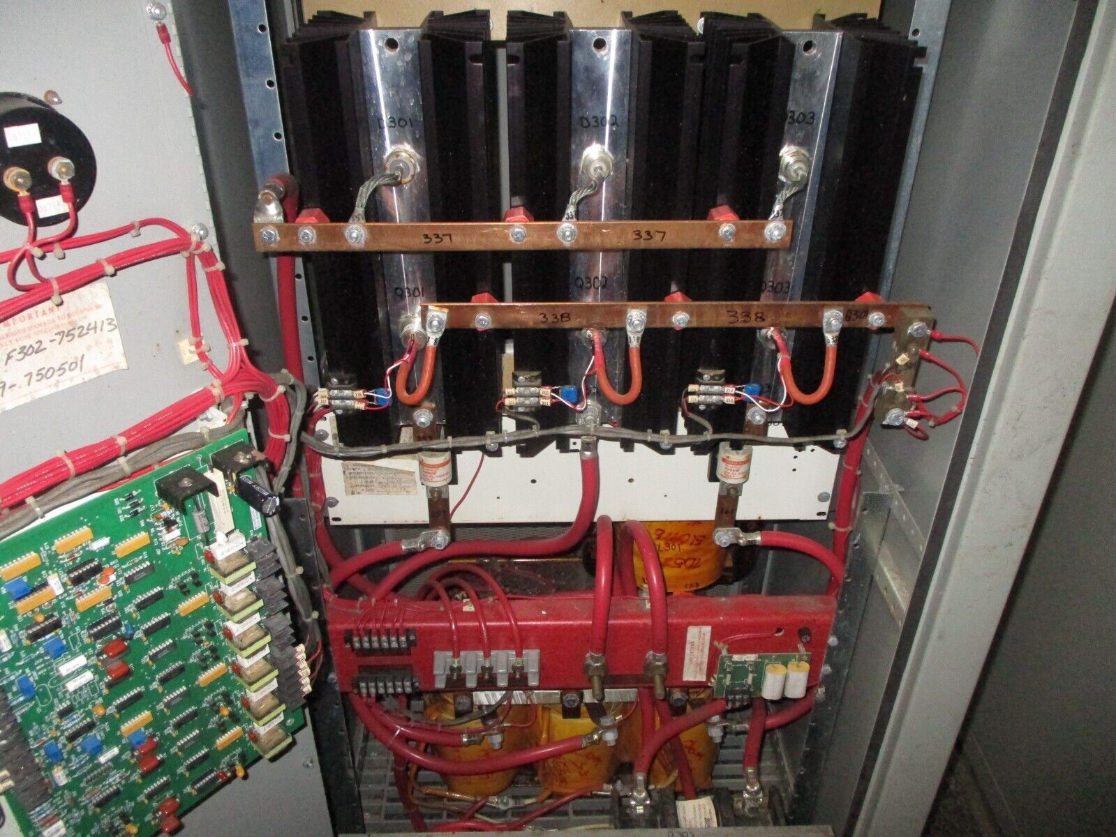 SCI Battery Charger RCS12200 200A Input: 480VAC 60Hz 63A 3Ph 4W Used