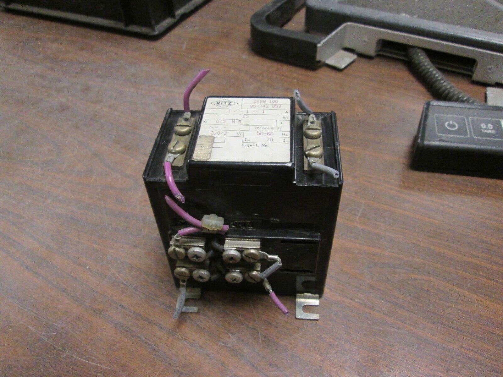 Ritz Transformer ZKSW 100 0.8/3 KV 50/60 Hz Used