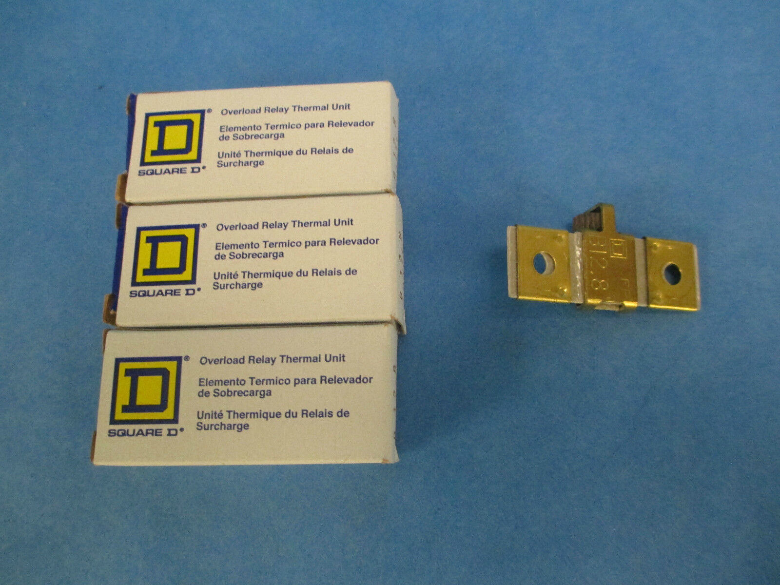 Square D Thermal Overload Unit B 12.8 *Set of 3* New Surplus