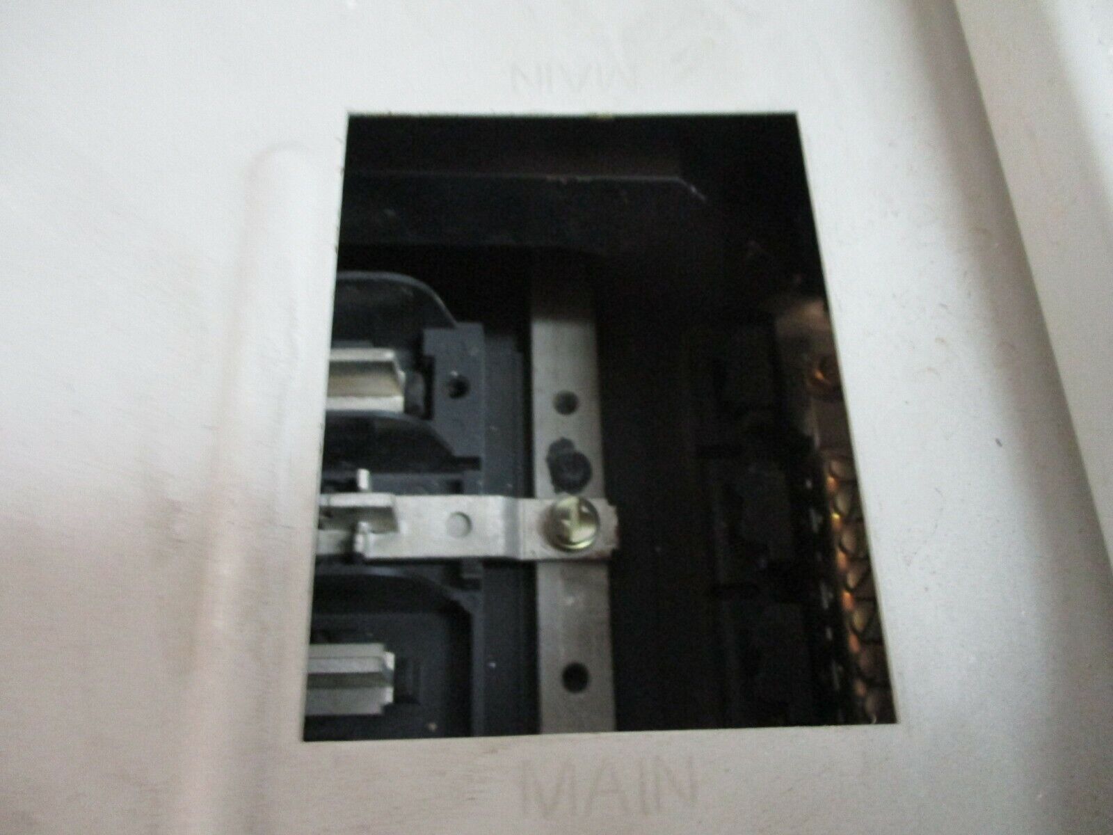 GE Main Breaker Circuit Breaker Panel TM12410C 100A Max 3Ph Used